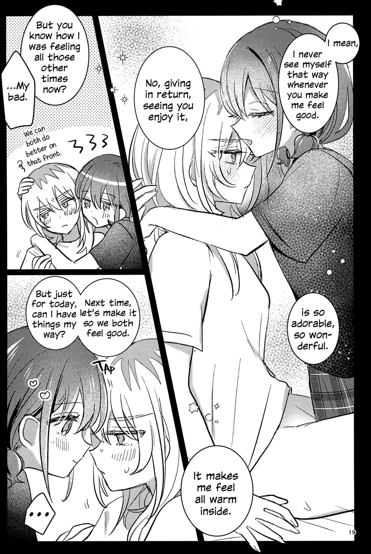 (Zenbu Buchikome. 7) [Hamu-chan Daisuki (Momi)]One Room, One Moment(Girls Band Cry) [English] Page 18