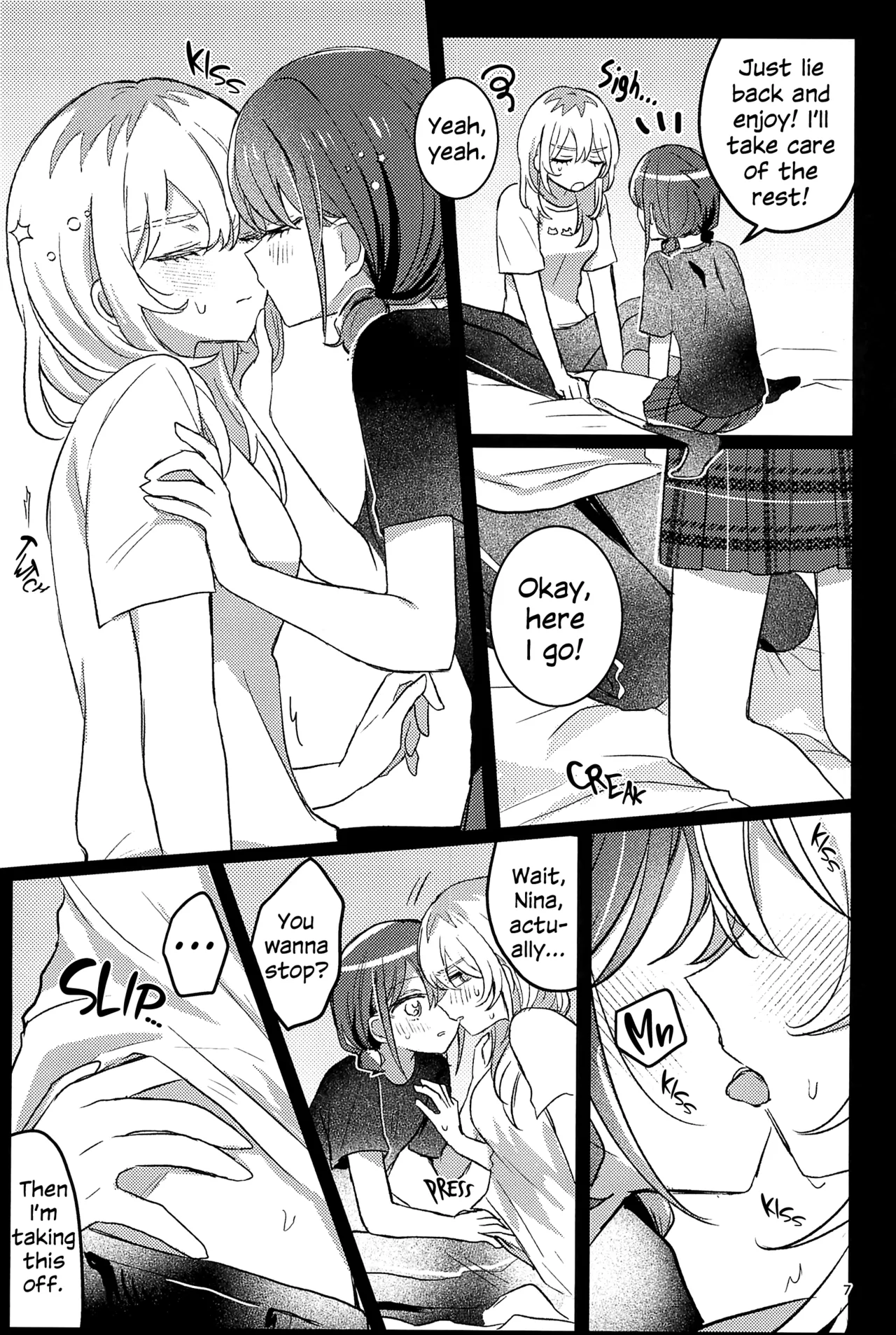 (Zenbu Buchikome. 7) [Hamu-chan Daisuki (Momi)]One Room, One Moment(Girls Band Cry) [English] Page 6