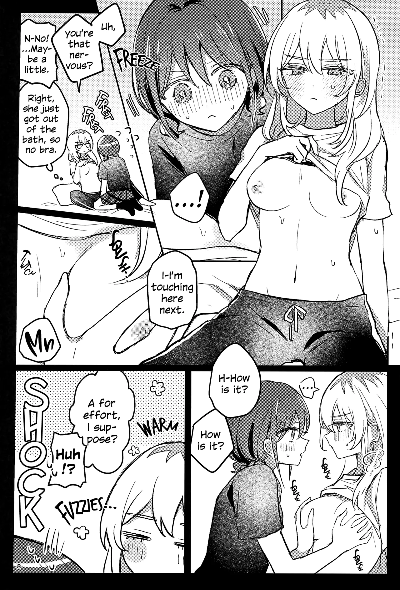 (Zenbu Buchikome. 7) [Hamu-chan Daisuki (Momi)]One Room, One Moment(Girls Band Cry) [English] Page 7