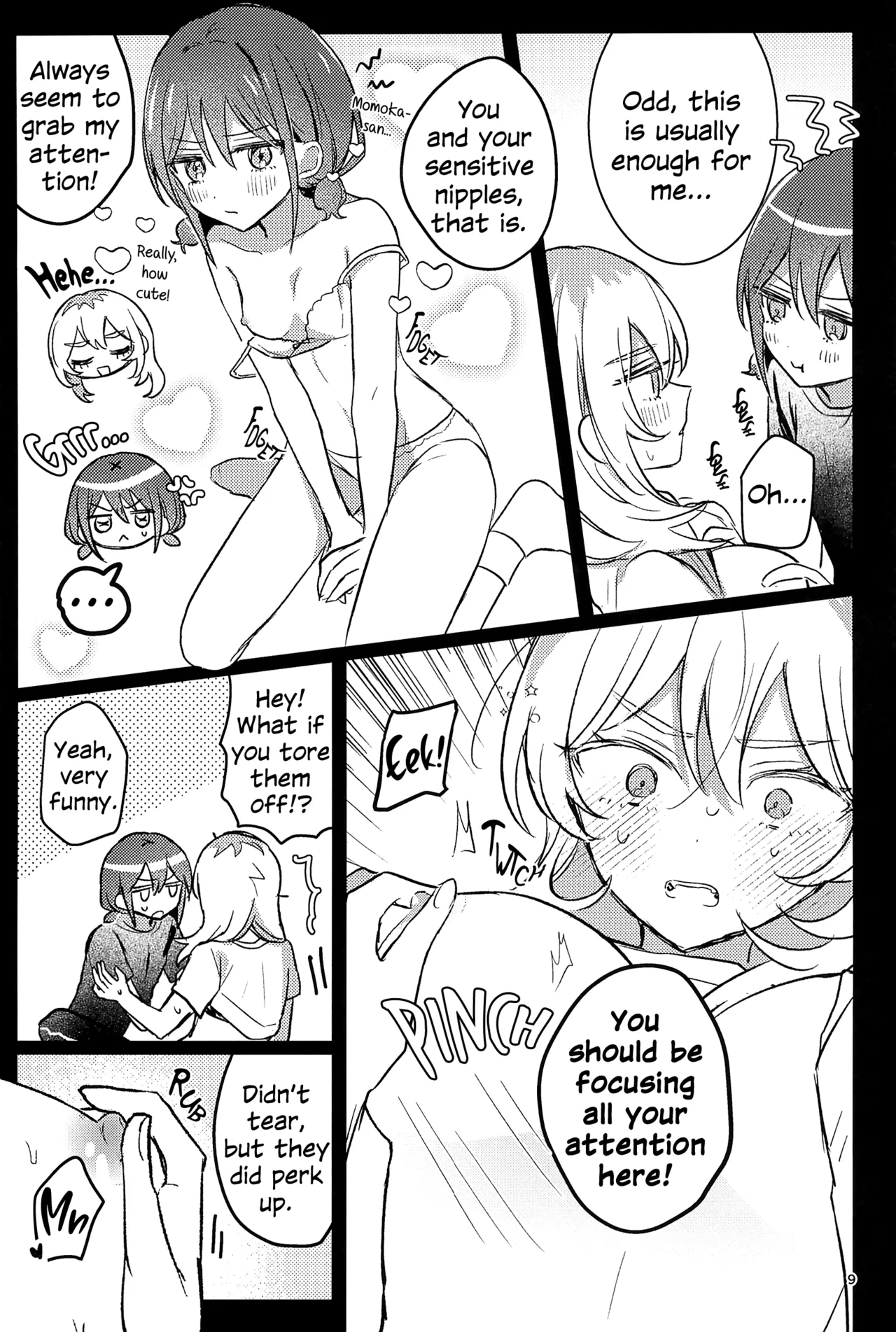(Zenbu Buchikome. 7) [Hamu-chan Daisuki (Momi)]One Room, One Moment(Girls Band Cry) [English] Page 8