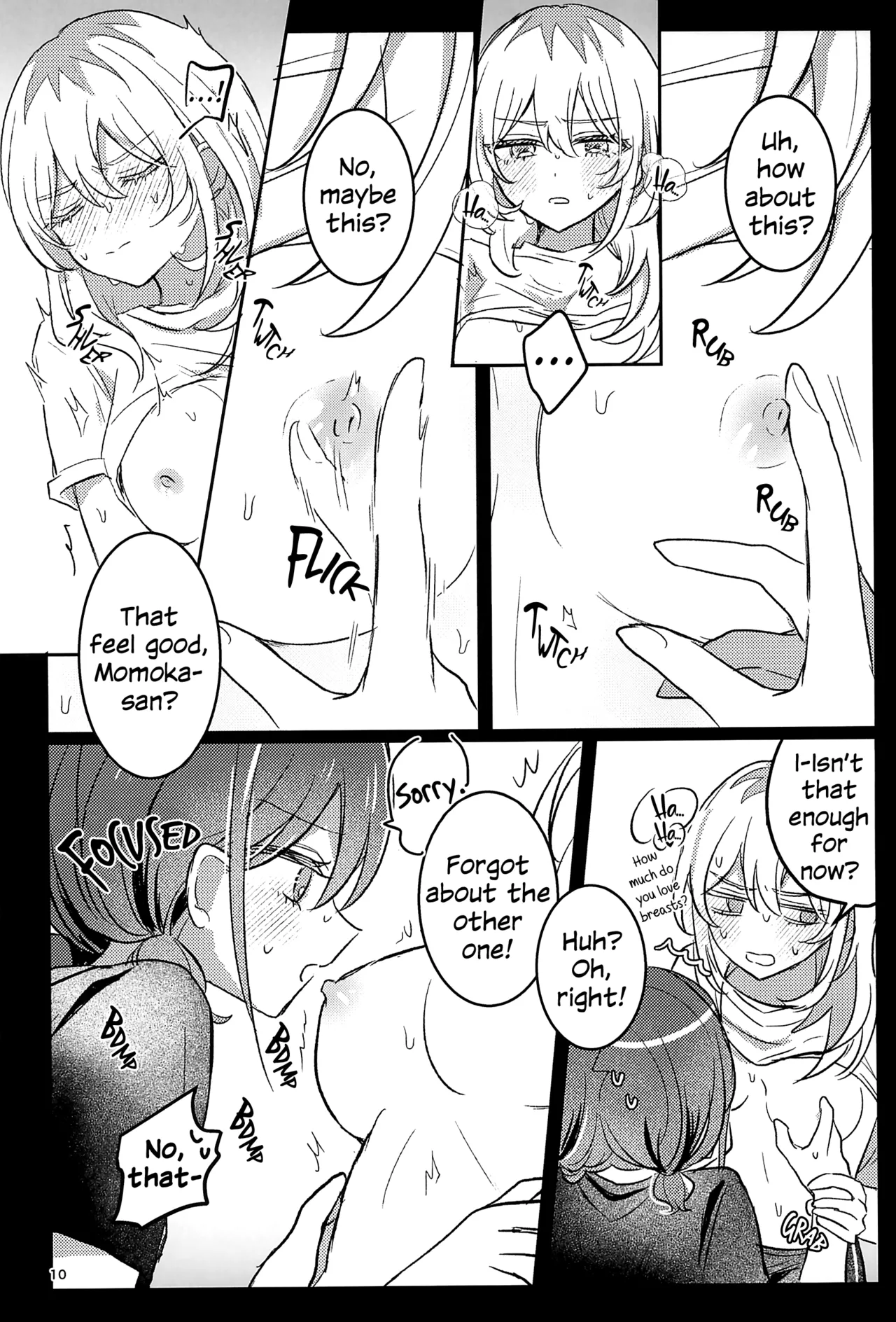 (Zenbu Buchikome. 7) [Hamu-chan Daisuki (Momi)]One Room, One Moment(Girls Band Cry) [English] Page 9