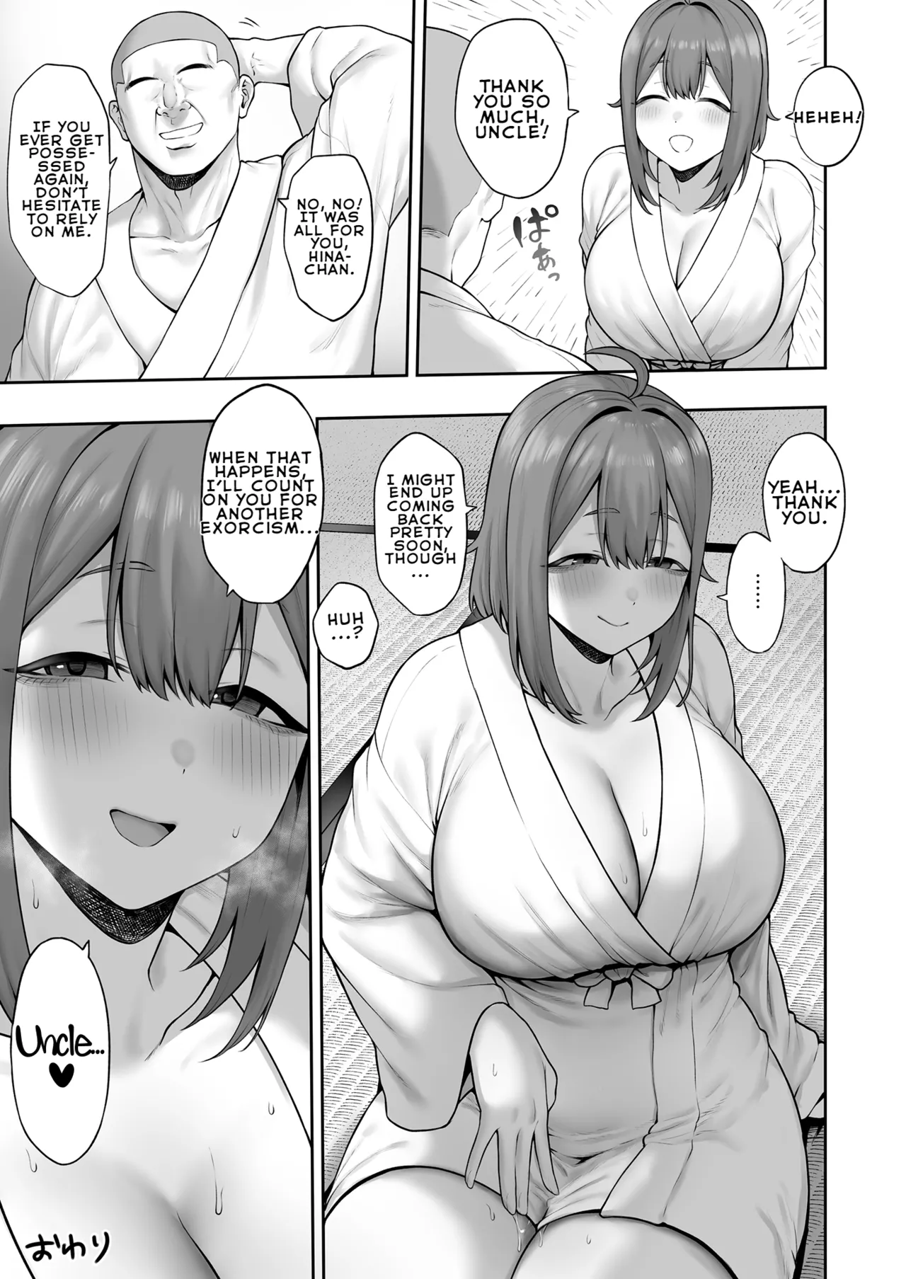 [Hitsuji no Udonya (Inamimi)]Muchi Muchi Tennen Joshidaisei no Dosukebe Jorei Taikenroku | Record of an Innocent, Curvy, and Airheaded Female College Student's Super Lewd Exorcism Experience[English] [LKK•Scans] Page 50