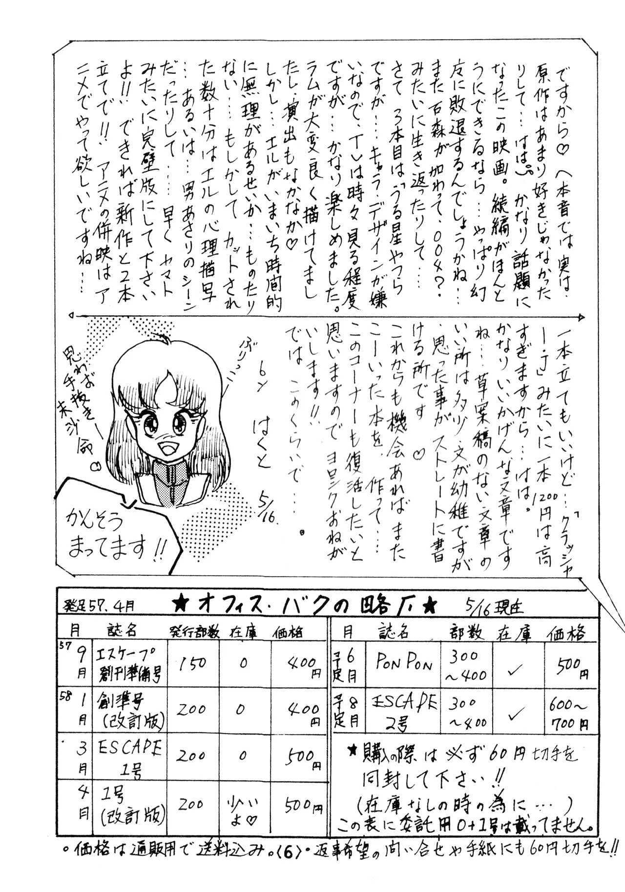 [Office Baku (Various)]Gyakuten Ippatsu Esukēpu - ESCAPE Special - PON PON(1984) Page 8