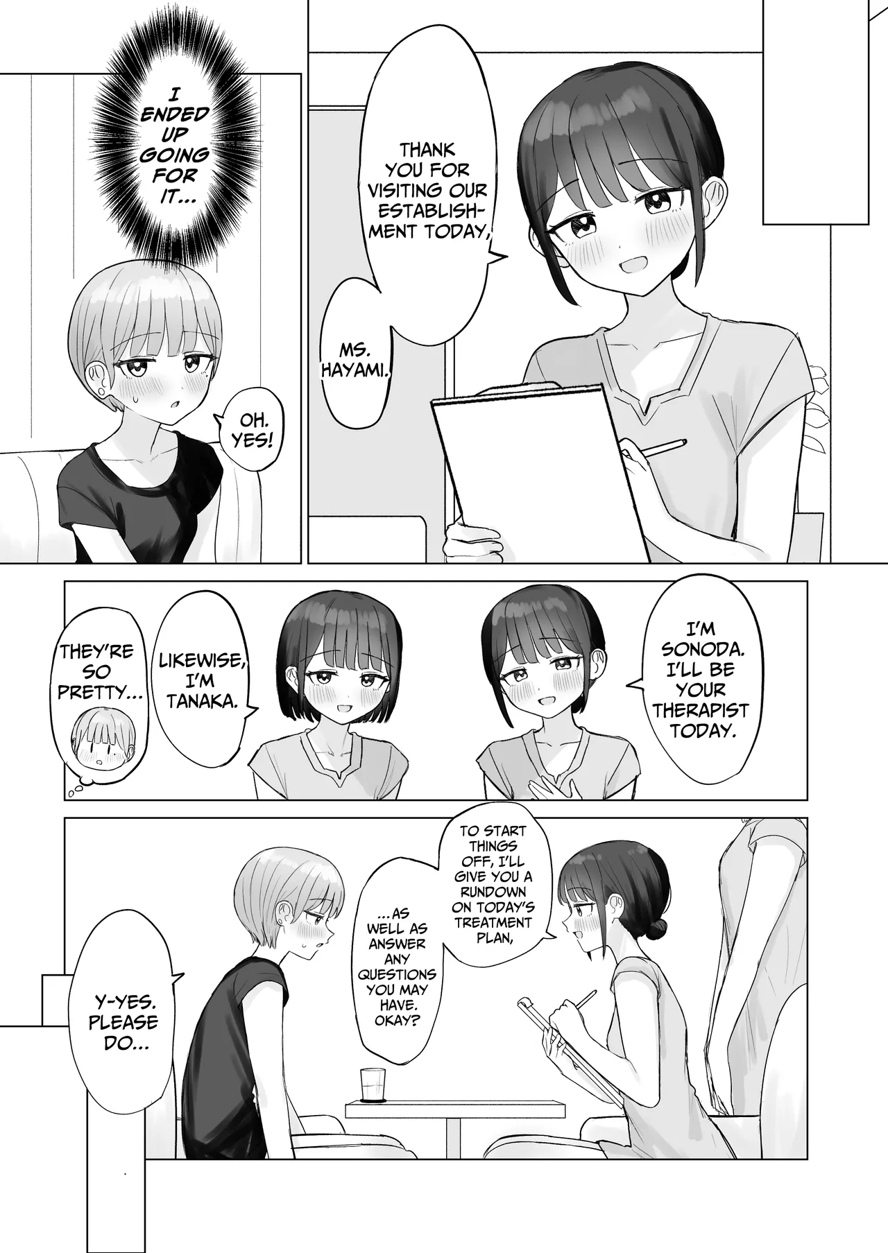 [Bonnou Sousaku (Bon)]Bijin Therapist-san ni Torokeru made Kairaku Zeme Sareta Hanashi | Driven to Ecstasy by My Sexy Therapists[English] [IXIA WORKS] Page 5
