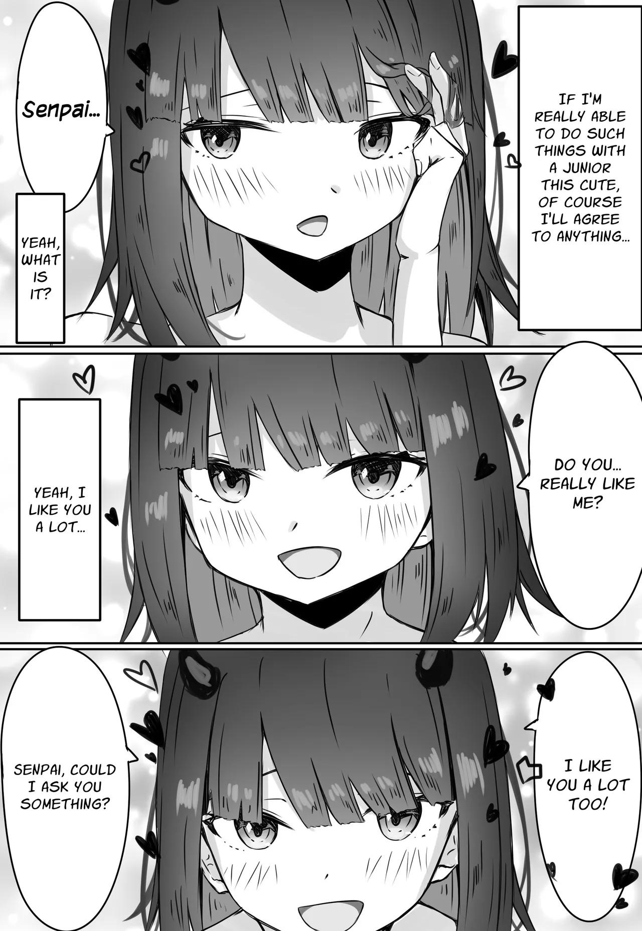 [Merukuran (Rakunagaku)]Kouhai Succubus-chan wa Senpai o Jirashitai! | The Succubus At Work Is A Teaser![English] [Nikuchan] Page 28