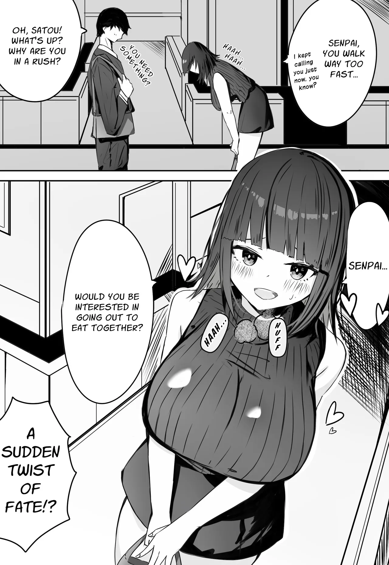 [Merukuran (Rakunagaku)]Kouhai Succubus-chan wa Senpai o Jirashitai! | The Succubus At Work Is A Teaser![English] [Nikuchan] Page 4