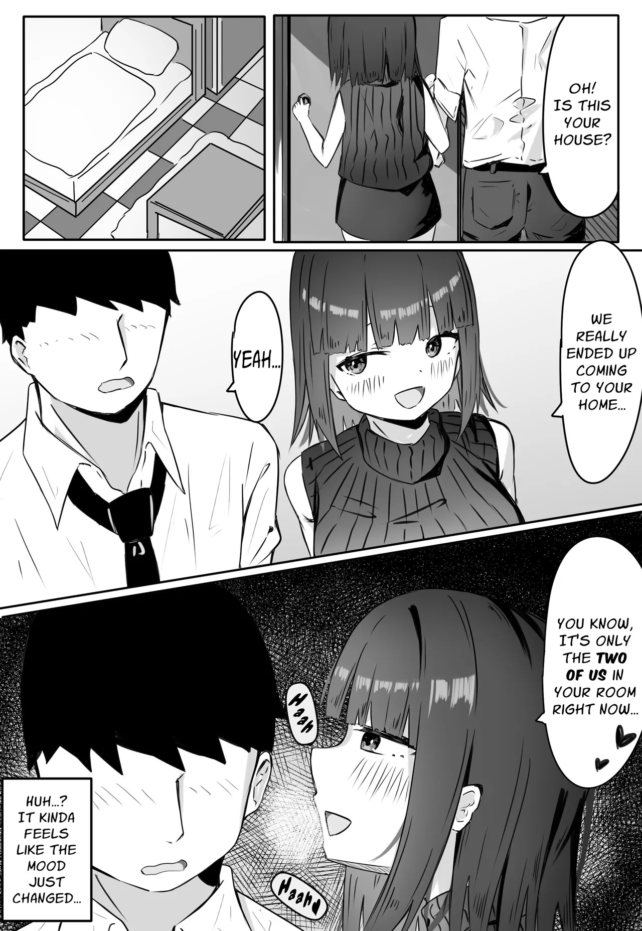 [Merukuran (Rakunagaku)]Kouhai Succubus-chan wa Senpai o Jirashitai! | The Succubus At Work Is A Teaser![English] [Nikuchan] Page 8