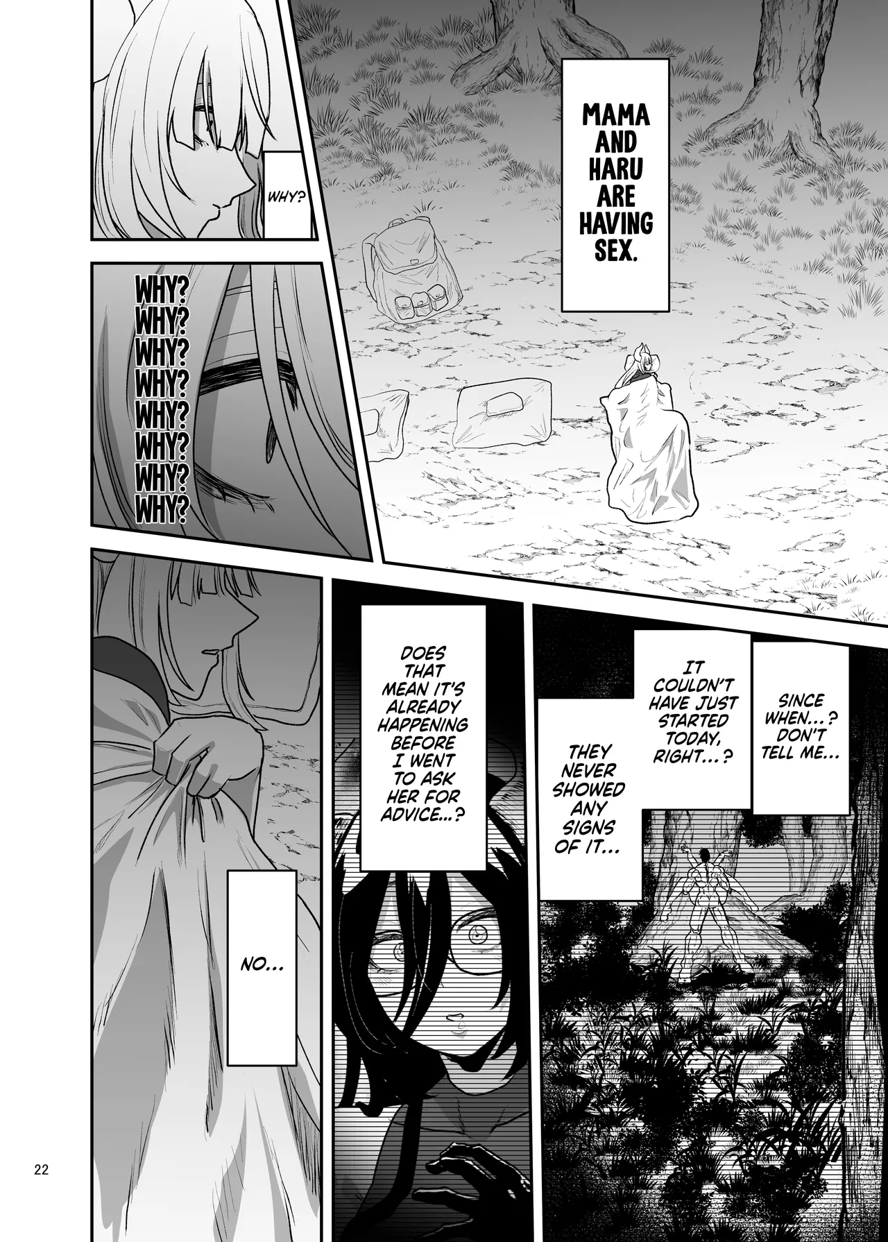 [Yayumi]Suki na Otoko o Mama ni Torareta Onna | The Woman Whose Beloved Man Was Stolen by Her Own Mother[English] [NudeSalad] Page 22