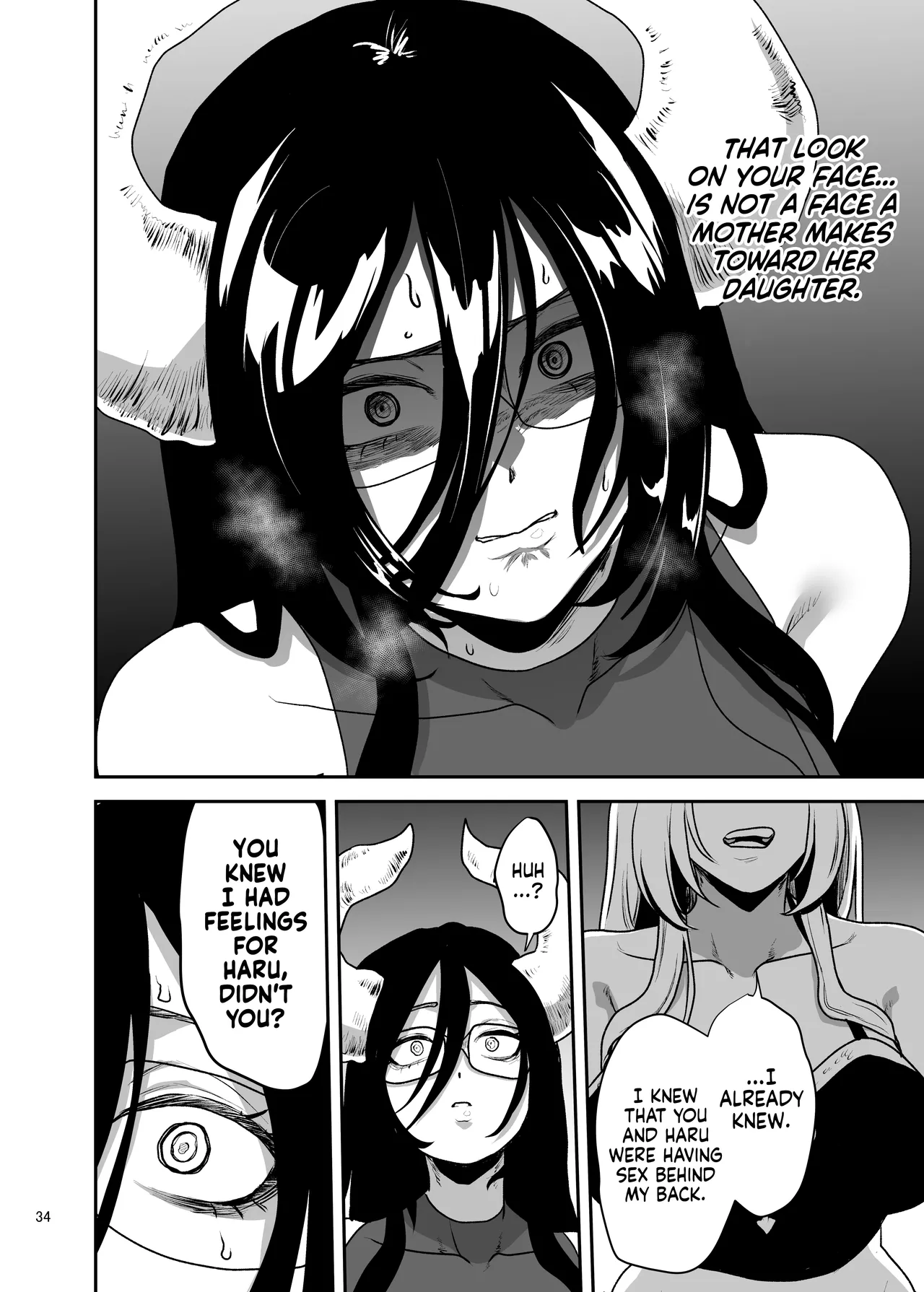 [Yayumi]Suki na Otoko o Mama ni Torareta Onna | The Woman Whose Beloved Man Was Stolen by Her Own Mother[English] [NudeSalad] Page 34