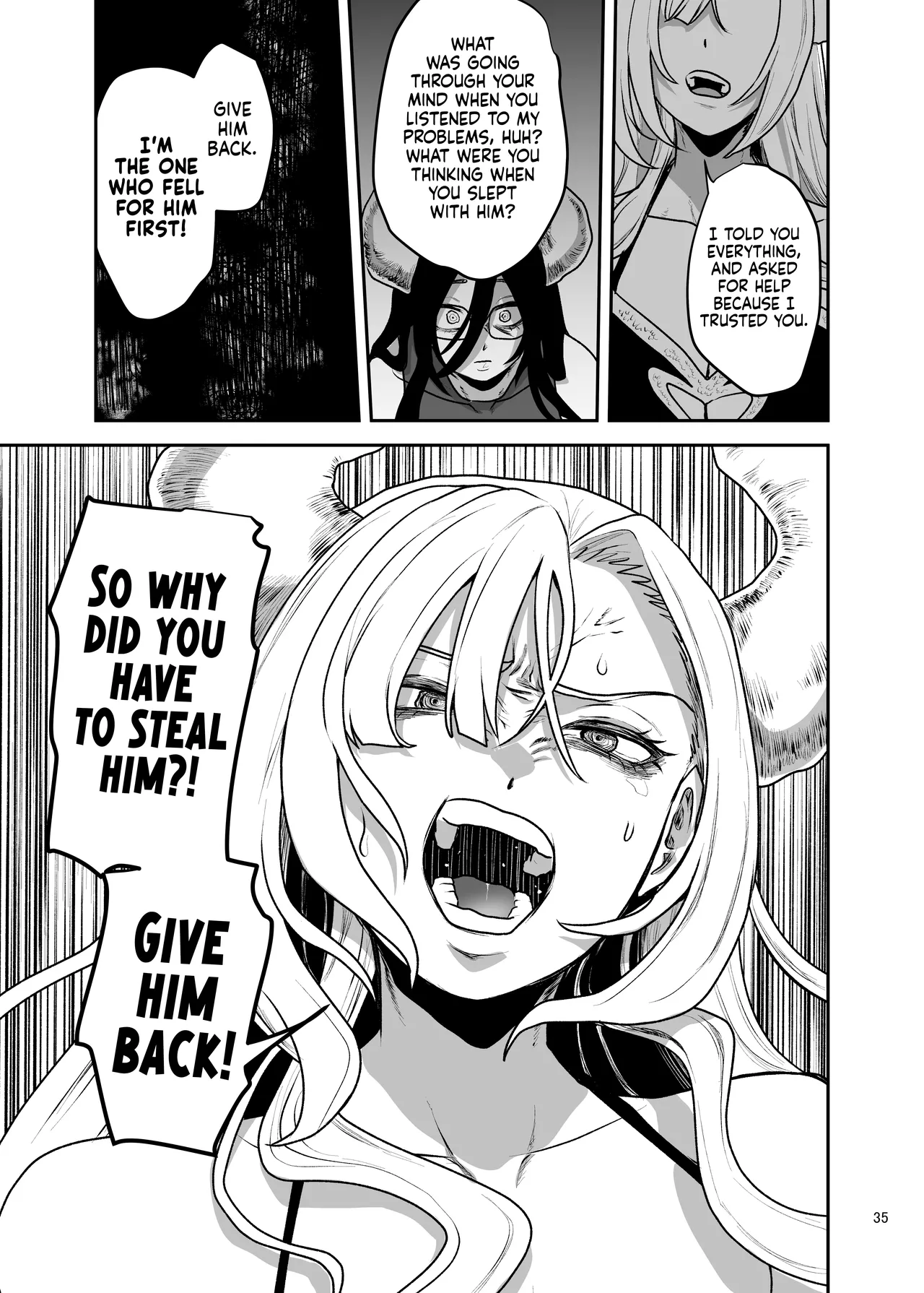 [Yayumi]Suki na Otoko o Mama ni Torareta Onna | The Woman Whose Beloved Man Was Stolen by Her Own Mother[English] [NudeSalad] Page 35