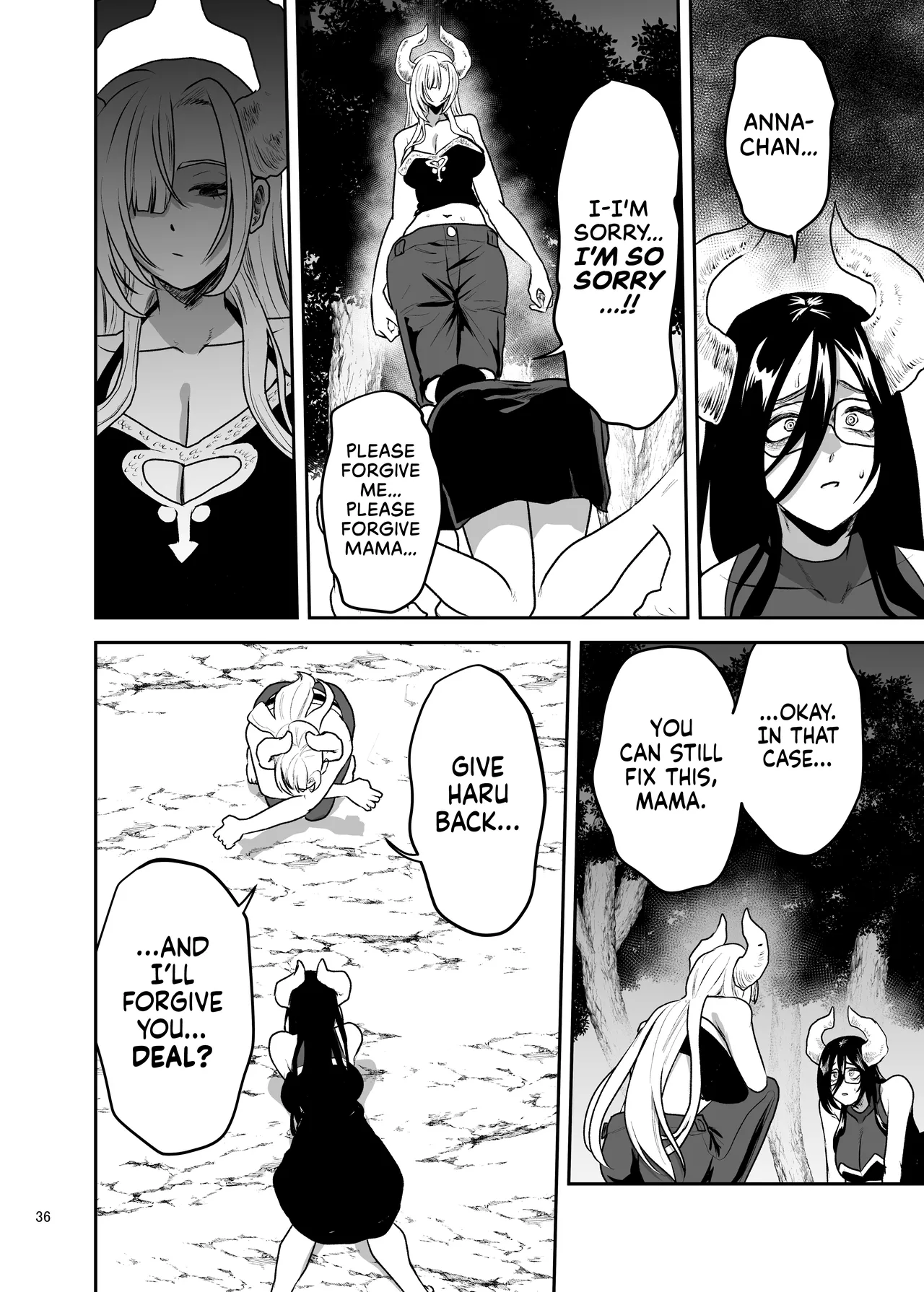 [Yayumi]Suki na Otoko o Mama ni Torareta Onna | The Woman Whose Beloved Man Was Stolen by Her Own Mother[English] [NudeSalad] Page 36