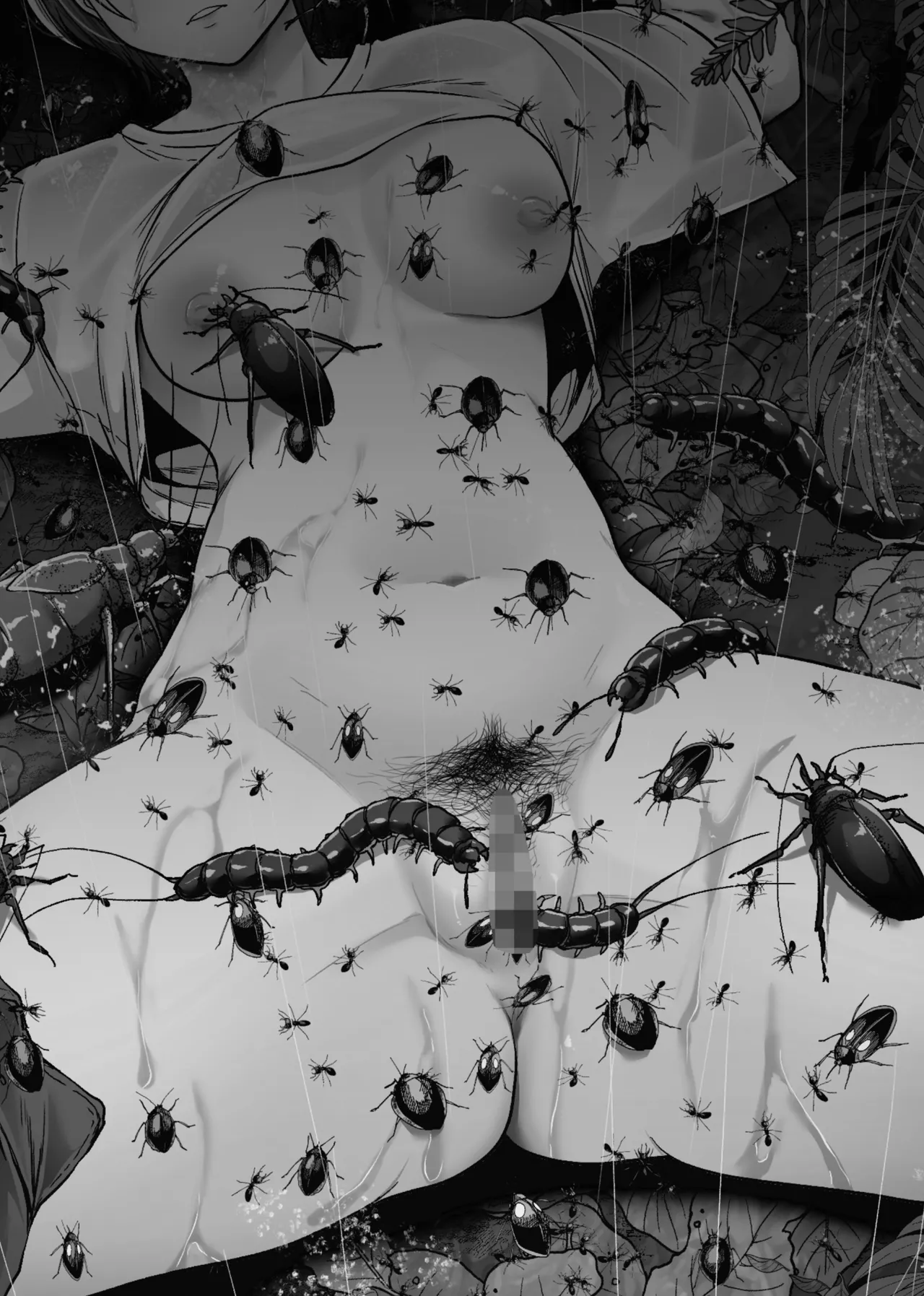 [TeruTeruGirl (Amano Teru)]- Being Attacked by Bugs in the Jungle Page 2