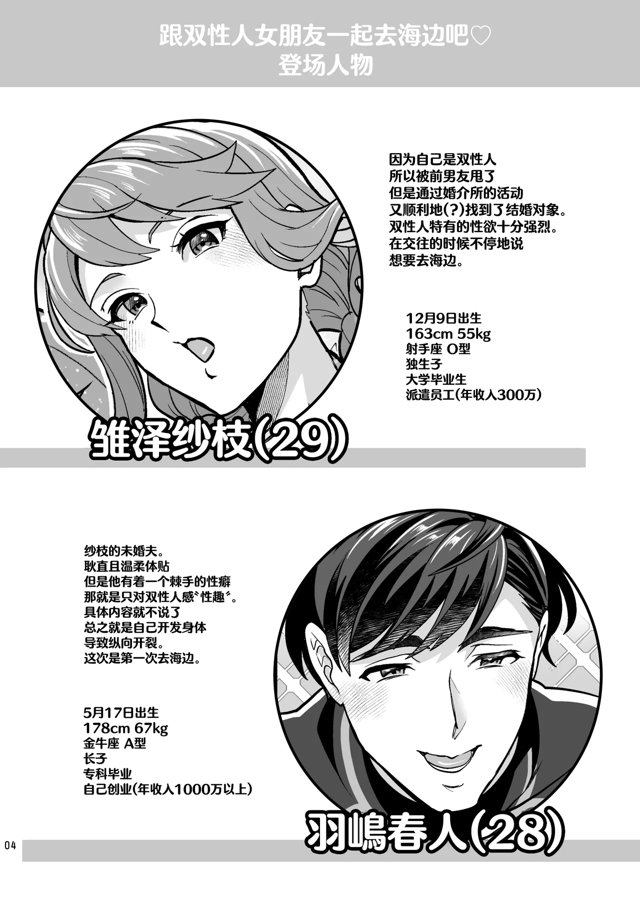 [Fat Bloom (Tokimachi Eisei)]Futanari Kanojo to Umi de Ikou[Chinese] [Digital] Page 4