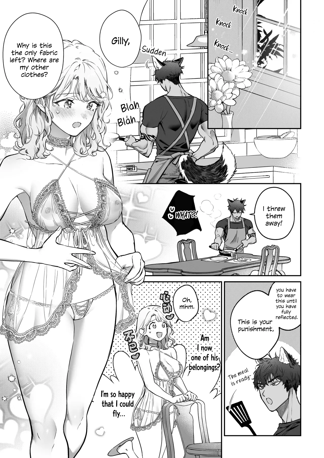 [Vivid Aster (Jnnkleche)]Kahogo na Juujin Kareshi no Tanetsuke Honki Koubi ni Kowasaretai | I want to be destroyed by my overprotective beastman boyfriend's serious mating and impregnation[English] [Descent into madness] Page 48
