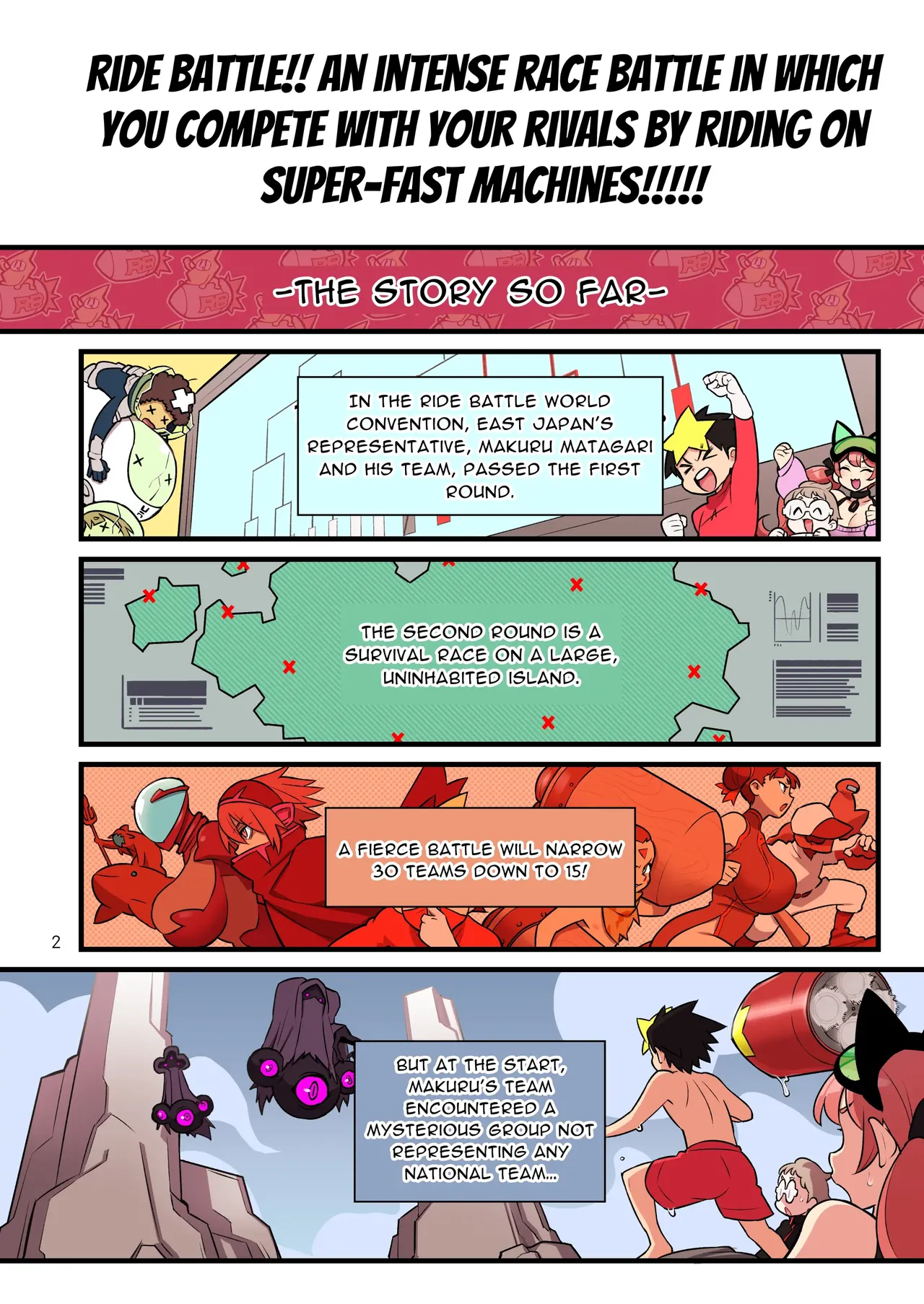 [Kakuzato-ichi (Kakuzatou)]SUPER DENDO RIDE BATTLE ~World Tournament~[English] Page 2