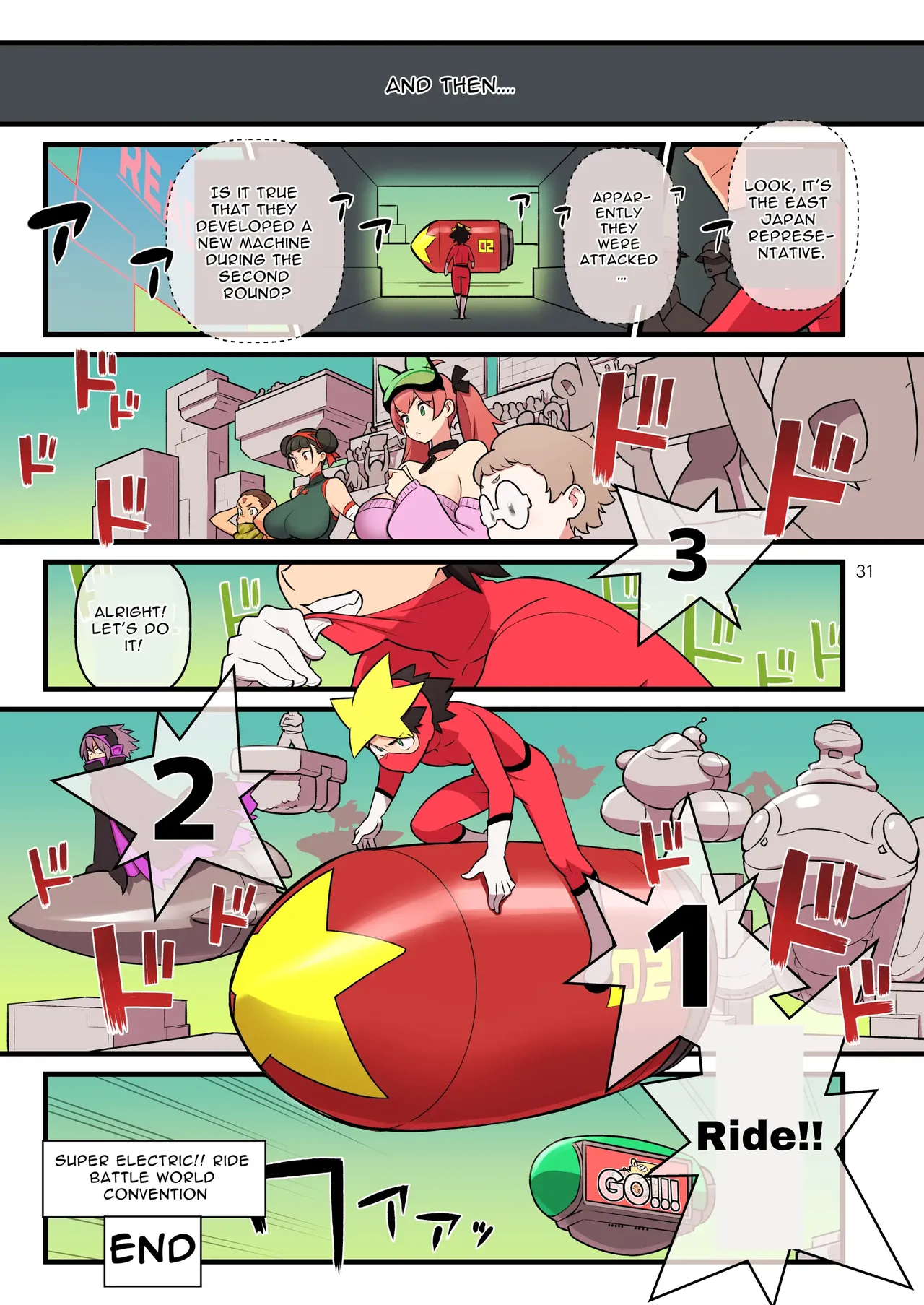 [Kakuzato-ichi (Kakuzatou)]SUPER DENDO RIDE BATTLE ~World Tournament~[English] Page 31