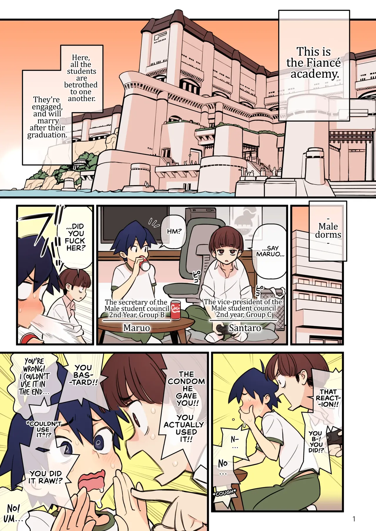 [Kakuzato-ichi (Kakuzatou)]Iinazuke Gakuen FILE: 02 "Futatabi Yuwaku" Hen | The Fiancé Academy FILE: 02 "Second Seduction"[English] Page 2