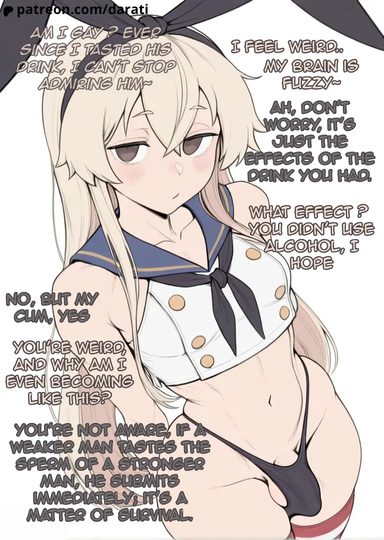 (TEASER)Shimakaze and the magic drink[AI Generated] Page 2