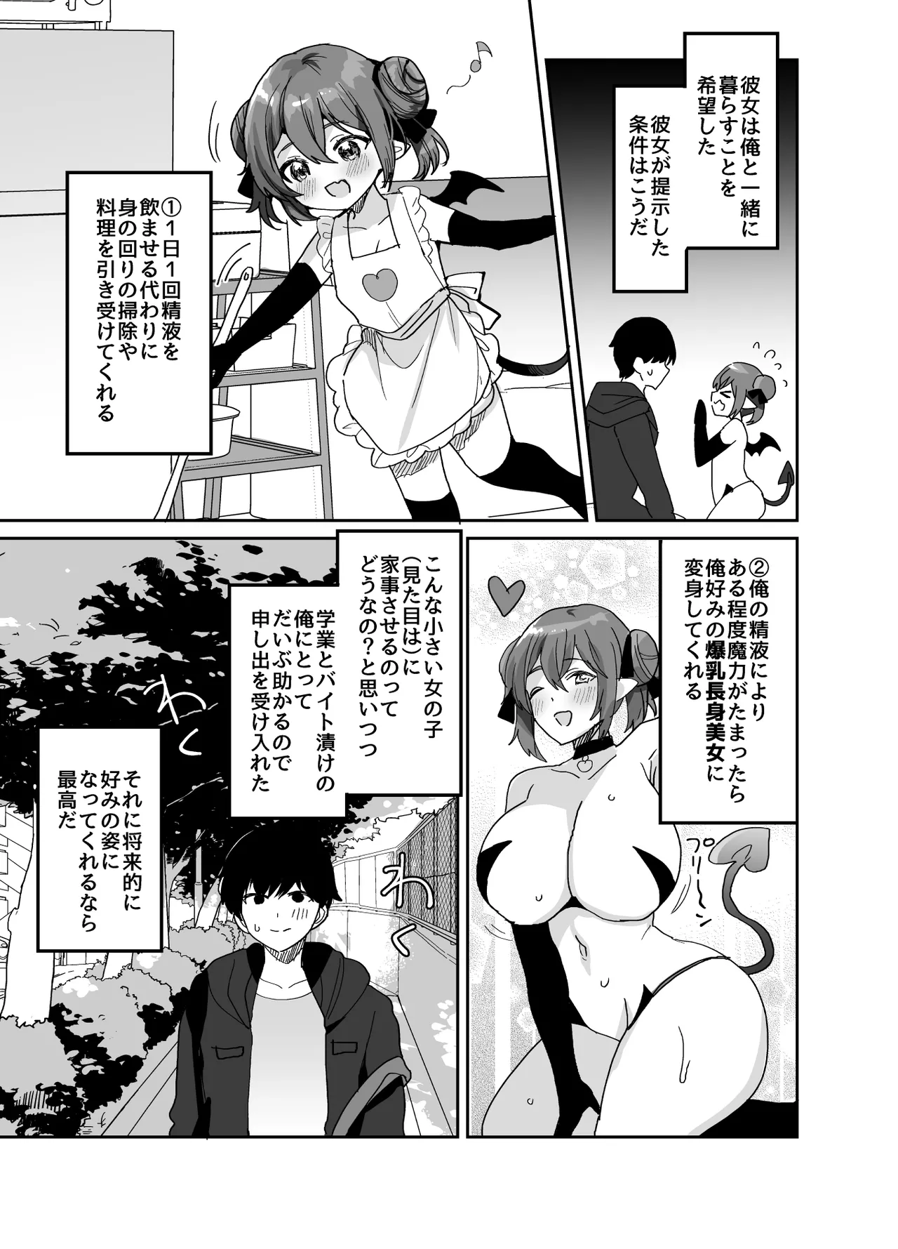 [Meimeiko (Meisuke)]Ponkotsu Succubus-chan ni Oshikake Sakusei GyakuRe Sareru Hon Page 6