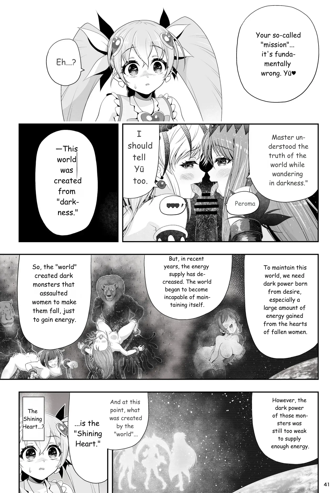 [Eclipse (Kouan)]Magical Girl Shine Hearts - Chapter 3: Yu Under the Sun[English] Page 42