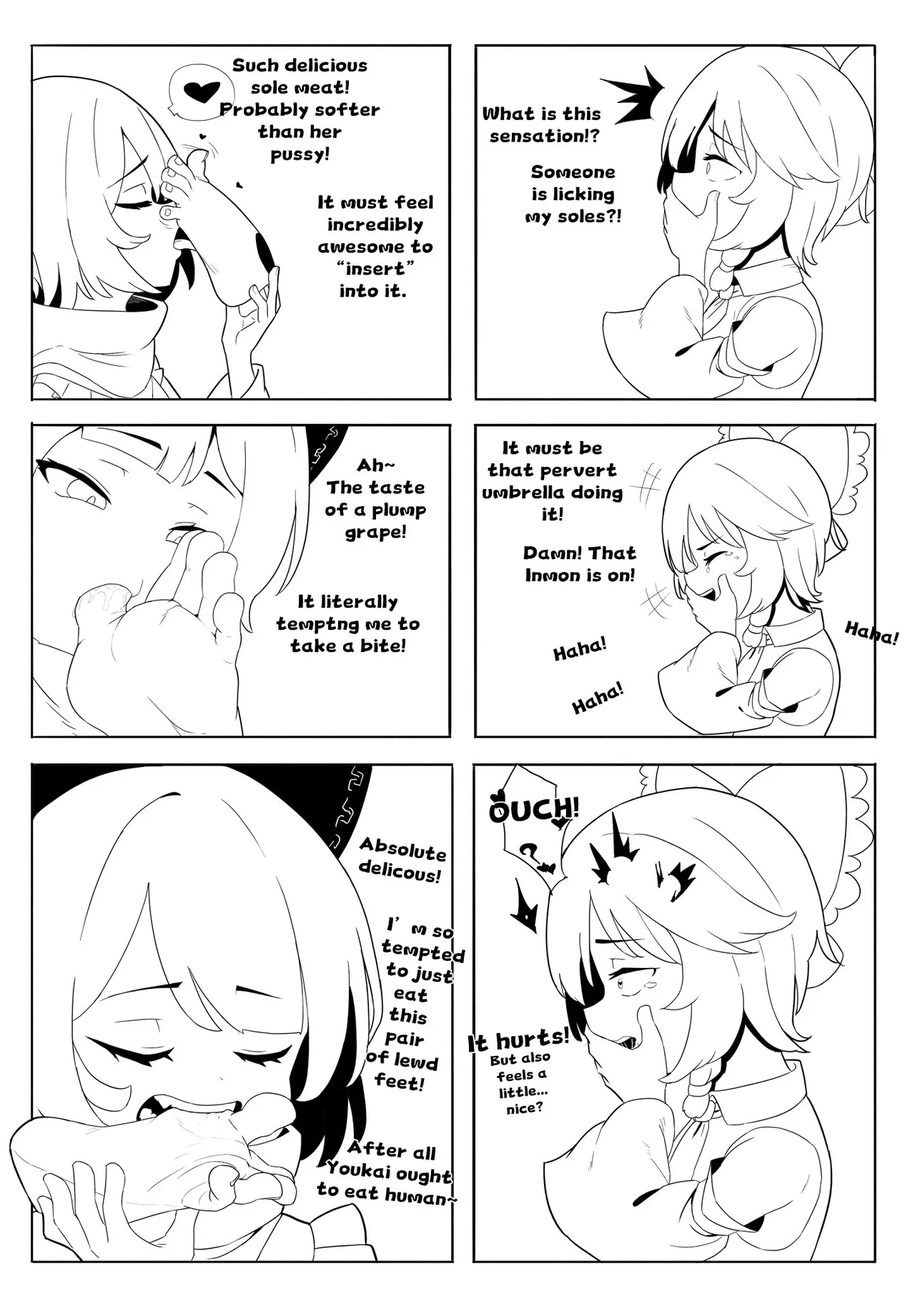 [Yellow Fumewort]Reimu Footbox(Touhou Project) [English] [Decensored] [Ongoing] Page 6