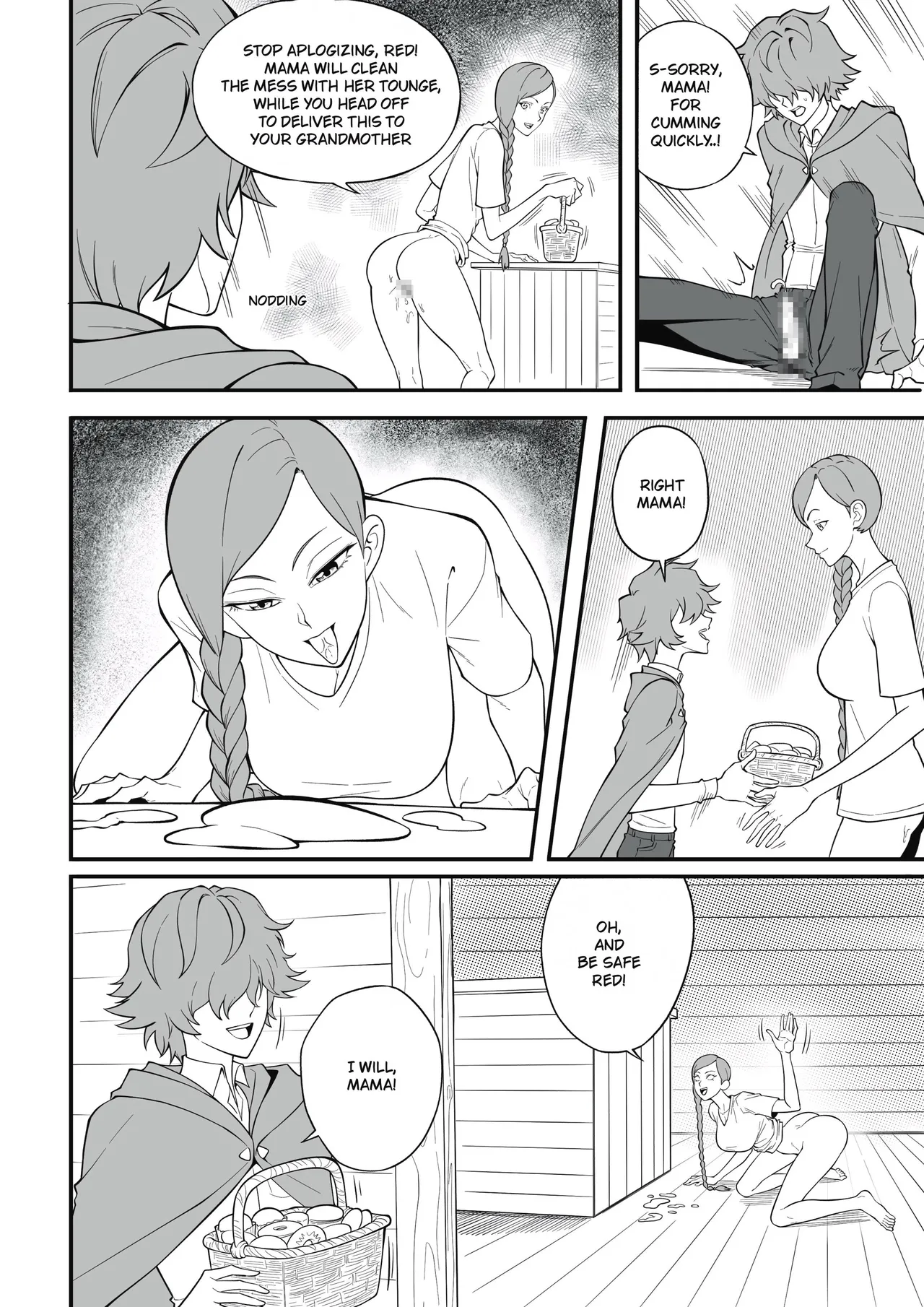 Lewd Red Riding Hood – Chapter 1.1[English, Complete] [MonsterShake (Sayuri Milkshake, ER0POPO)] Page 12