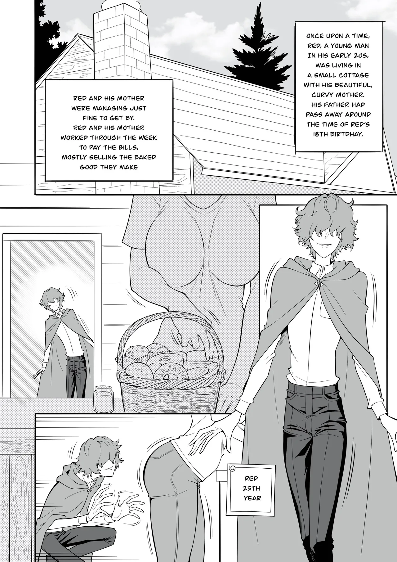 Lewd Red Riding Hood – Chapter 1.1[English, Complete] [MonsterShake (Sayuri Milkshake, ER0POPO)] Page 2