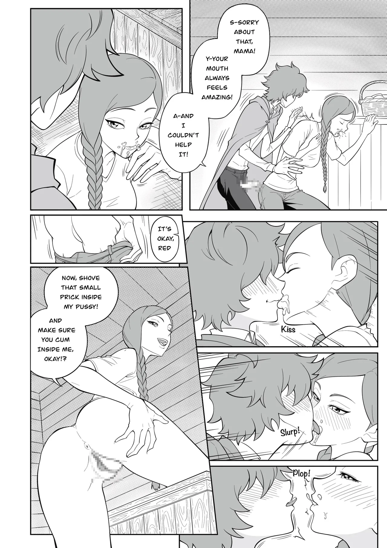 Lewd Red Riding Hood – Chapter 1.1[English, Complete] [MonsterShake (Sayuri Milkshake, ER0POPO)] Page 8