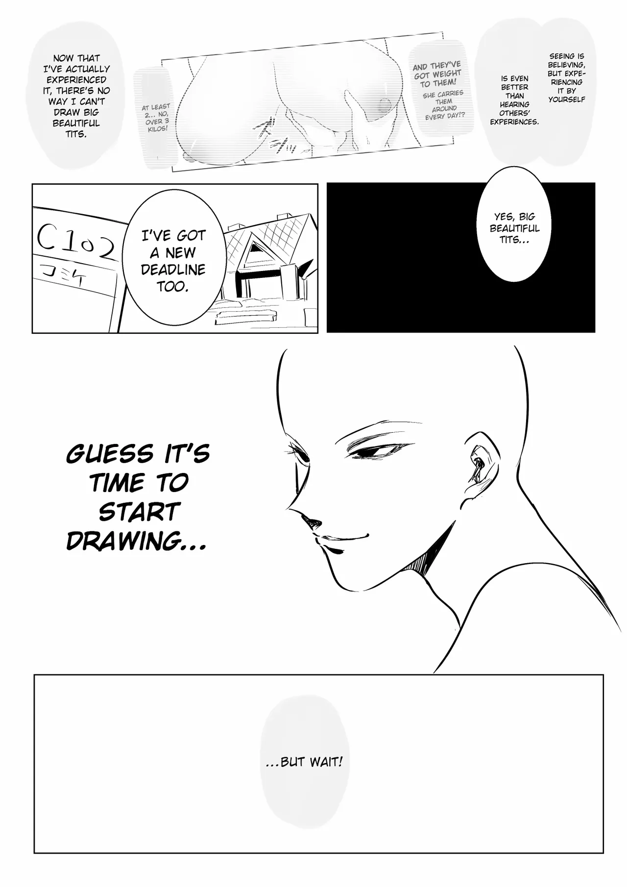 [Ricochet]Dekachichi Momi Repo Manga | A Report Manga About Fondling Huge Titties[English] [ConTL] Page 34