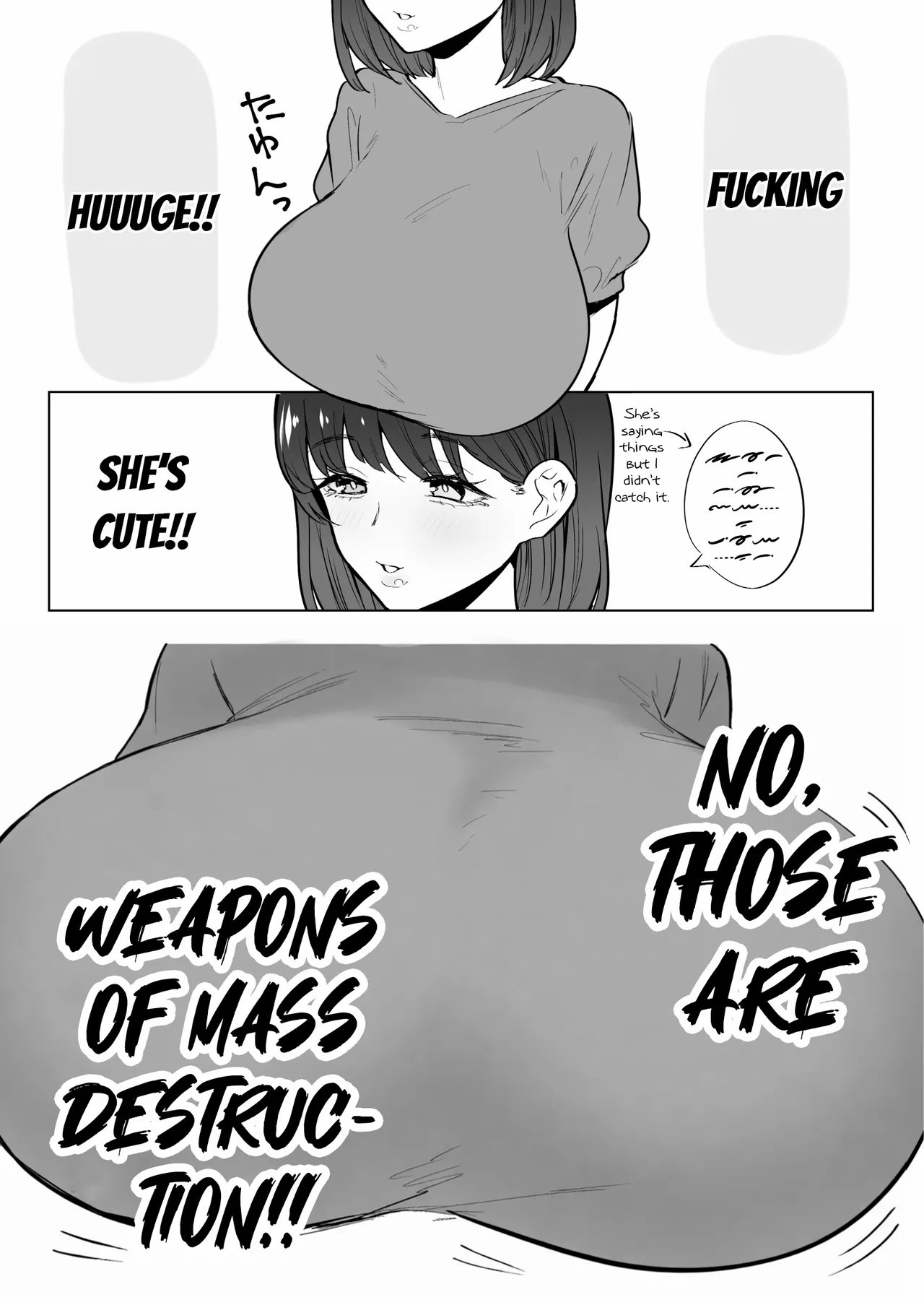 [Ricochet]Dekachichi Momi Repo Manga | A Report Manga About Fondling Huge Titties[English] [ConTL] Page 9