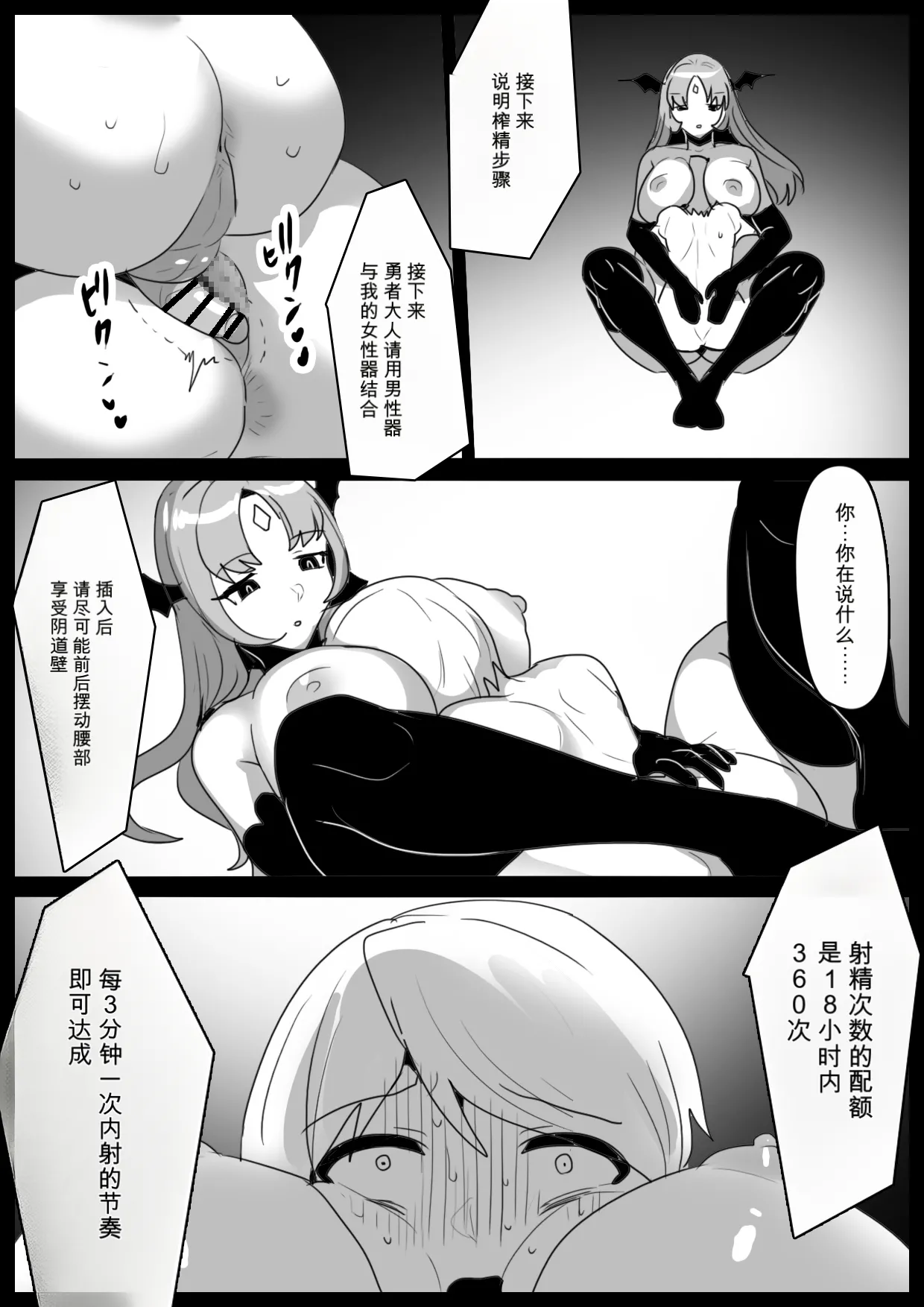 自用机翻3238326-[Permission (Toppogi)] Succubus Roid ni Koshiheko Wanchan ni Otosare Goumon Shoei Sakuseieki Sareru Ohanashi Page 6