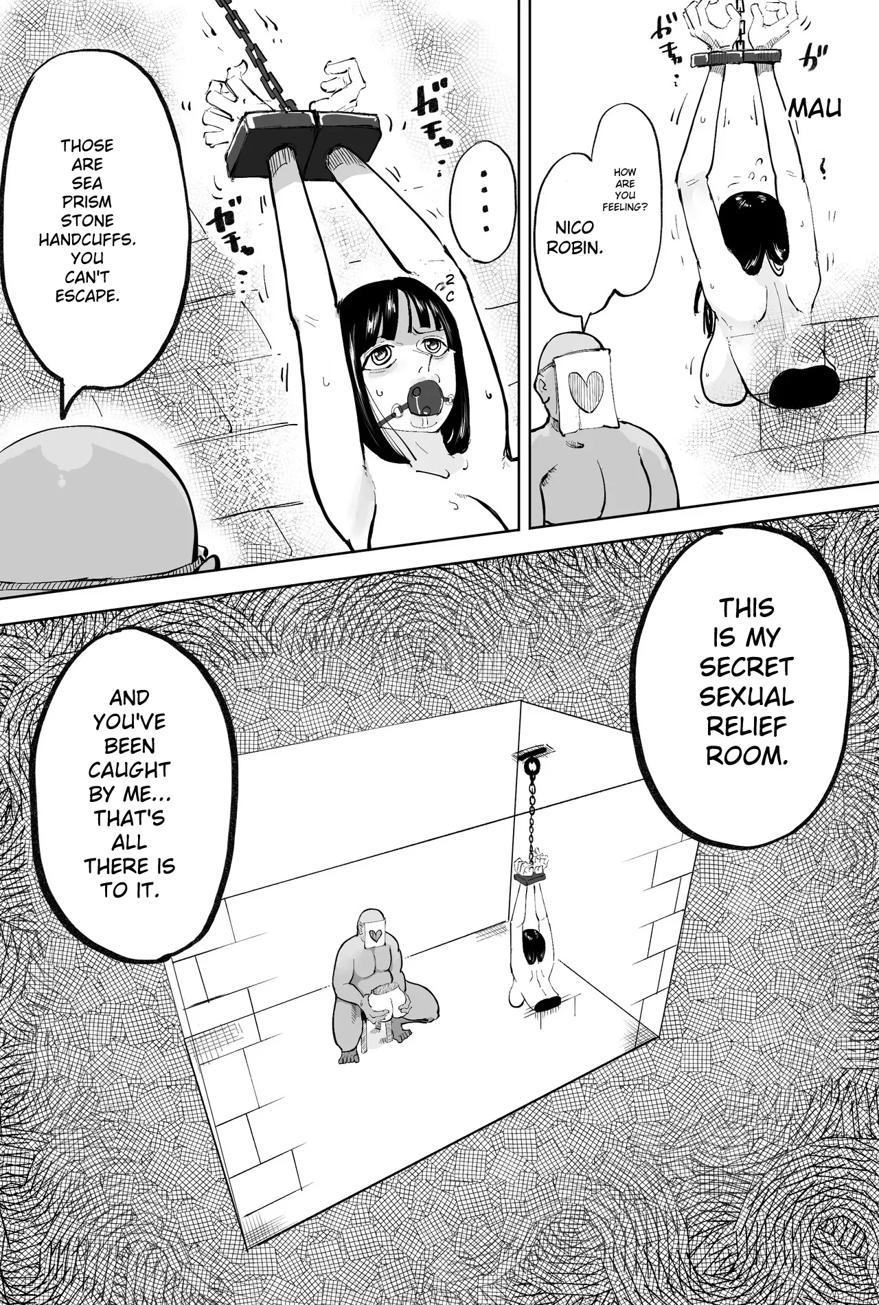[Yubi]Moshimo Robin ga Opeope no Mi no Zenninsha ni Ecchi na Koto Saretara | What If Robin Was Subjected to Lewd Acts by the Previous User of the Op-Op Fruit?(One Piece) [English] Page 2