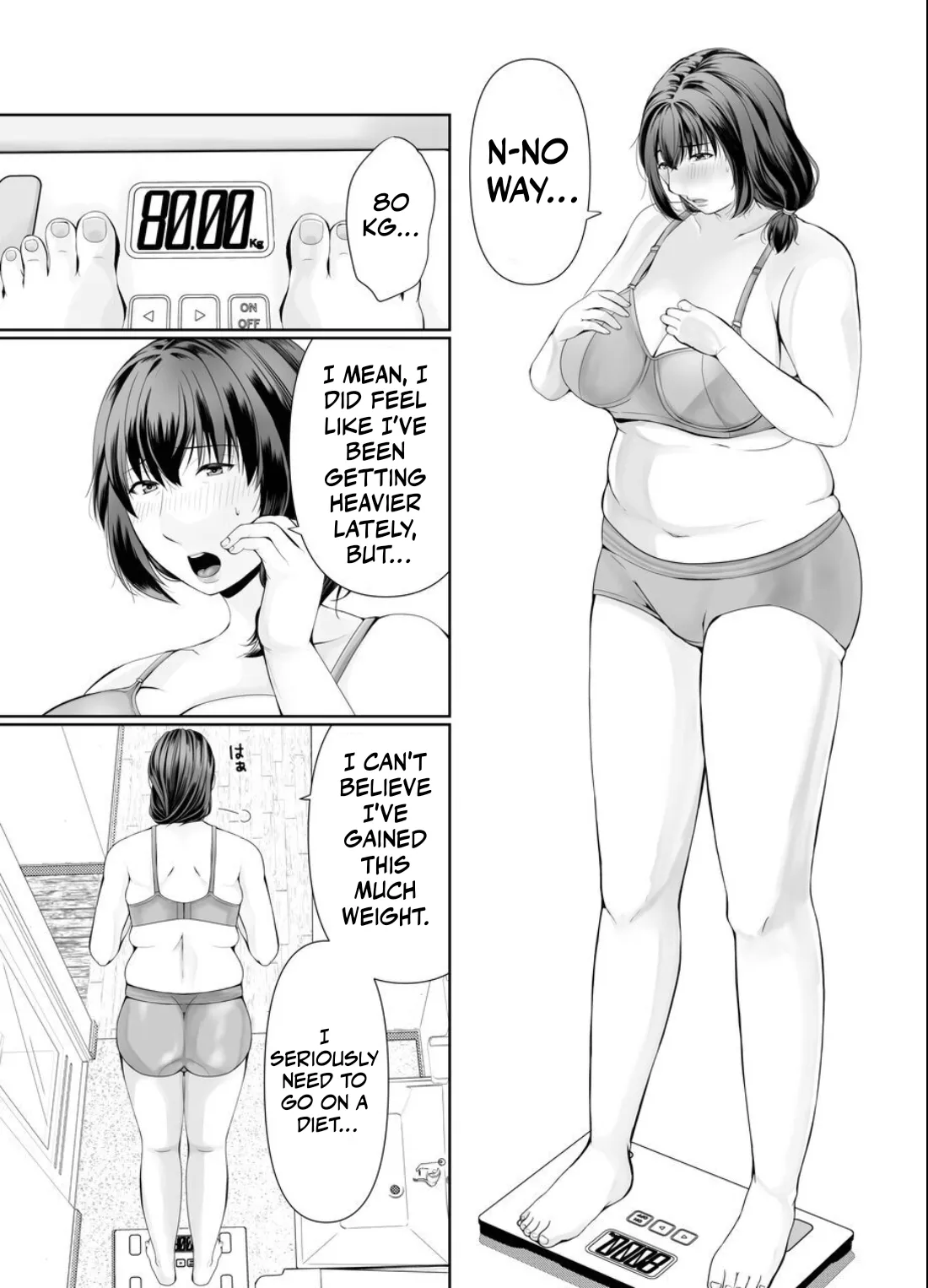 [popotto denki ichigouten]Chubby mom's care more about... than dieting...[Waterkujo] Page 2