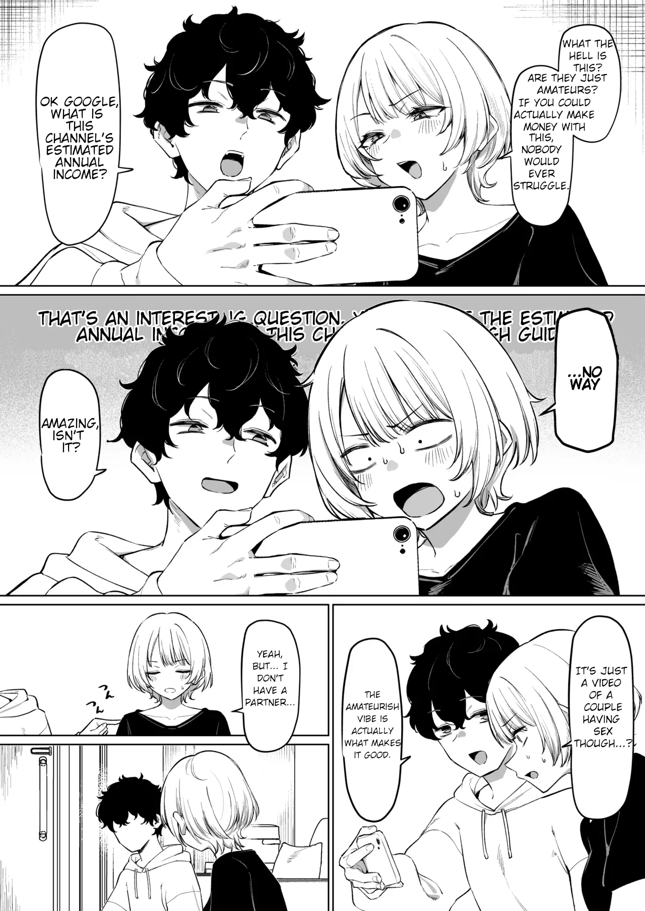 [MM]Senpai to no Ecchi na Douga de Kasegu Hanashi | The Story of Earning Money with a Video of Steamy French Kissing with my Senpai[English] Page 4