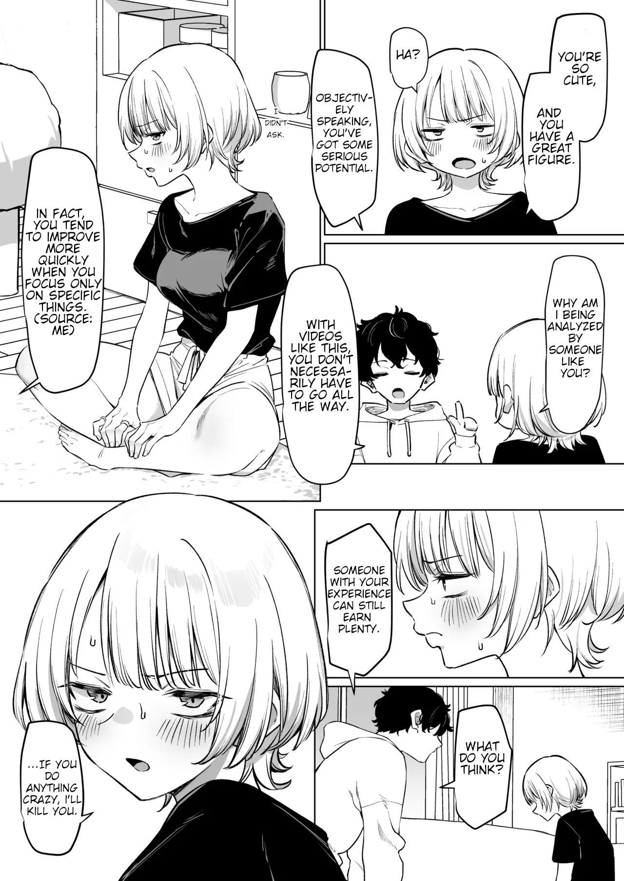 [MM]Senpai to no Ecchi na Douga de Kasegu Hanashi | The Story of Earning Money with a Video of Steamy French Kissing with my Senpai[English] Page 7