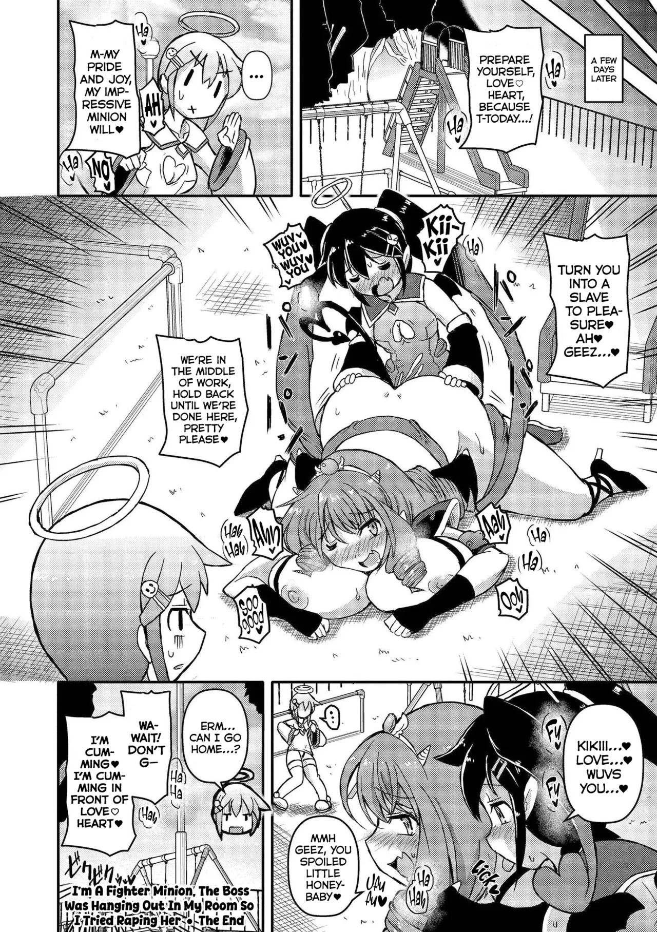 [Amashoku]Shitappa Sentouin no Watashi no Heya ni Onnakanbu ga Iribitarutteiru node Osottemita | I’m a Fighter Minion, the Boss Was Hanging Out in My Room So I Tried Raping Her(Saishuu Futanari Senyou Sharyou - This car is for "futanari" only.) [English] [Tabunne Scans] [Digital] Page 24
