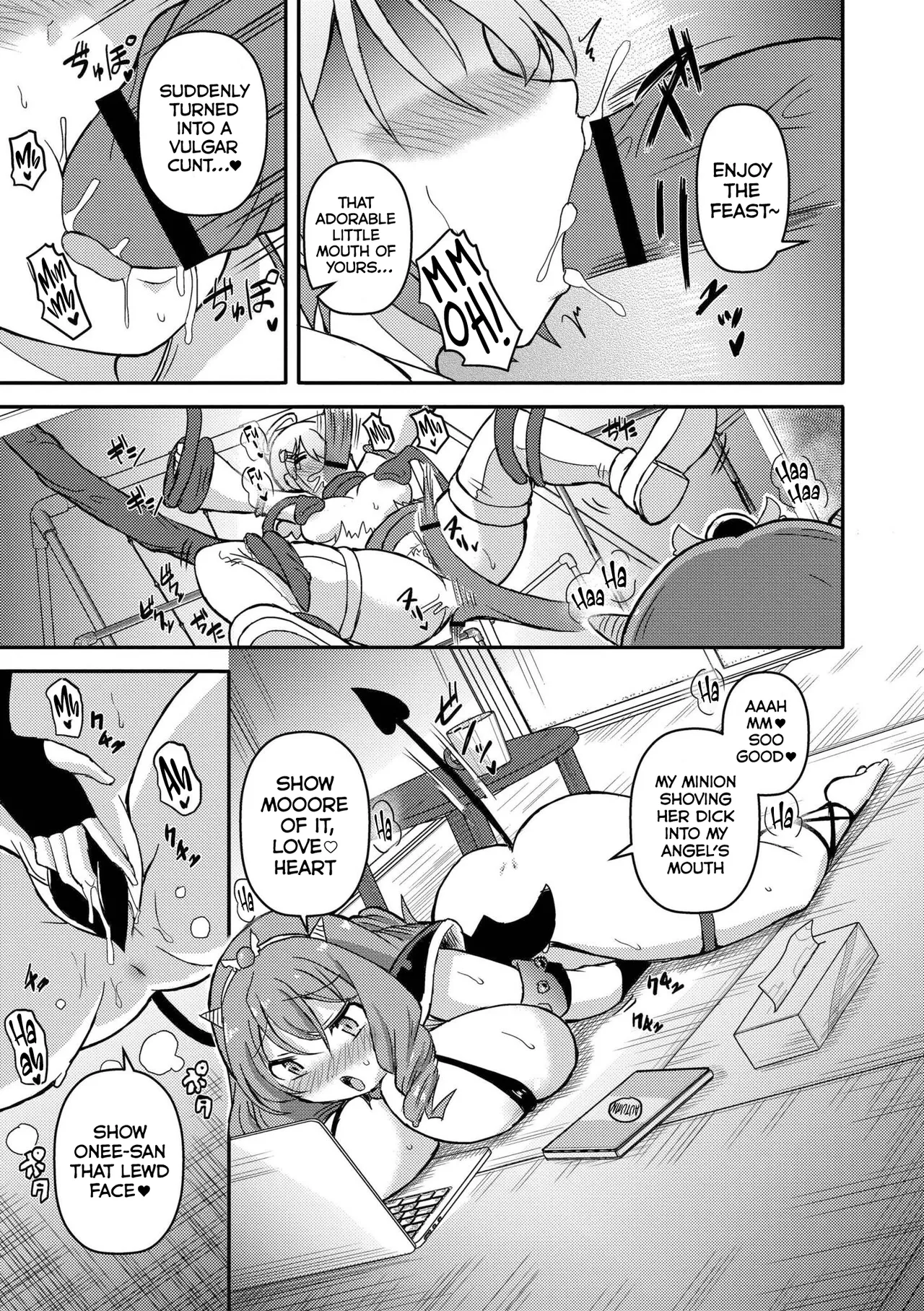 [Amashoku]Shitappa Sentouin no Watashi no Heya ni Onnakanbu ga Iribitarutteiru node Osottemita | I’m a Fighter Minion, the Boss Was Hanging Out in My Room So I Tried Raping Her(Saishuu Futanari Senyou Sharyou - This car is for "futanari" only.) [English] [Tabunne Scans] [Digital] Page 5