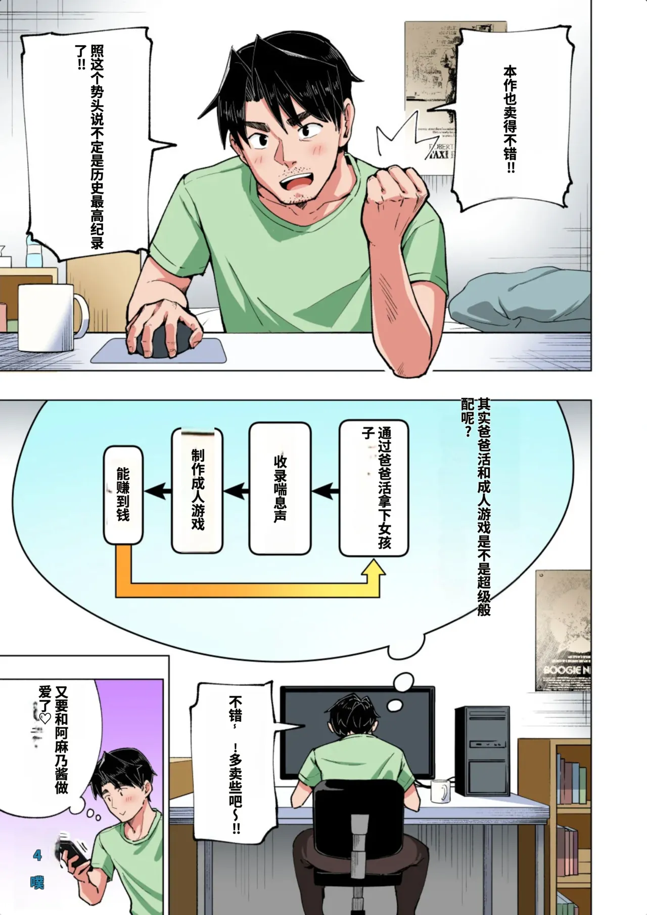 [かみか堂 (銀曜ハル)]パパ活はじめました総集編 -全彩版[AI Translated] Page 350