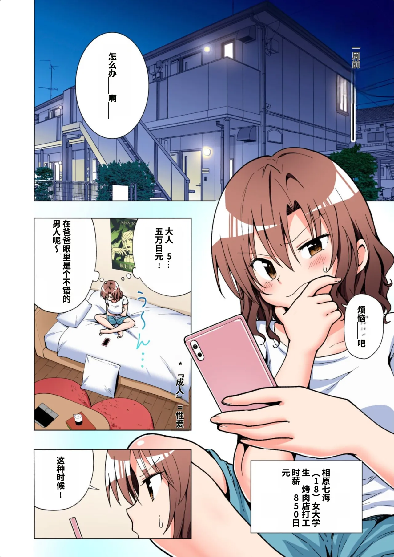 [かみか堂 (銀曜ハル)]パパ活はじめました総集編 -全彩版[AI Translated] Page 62