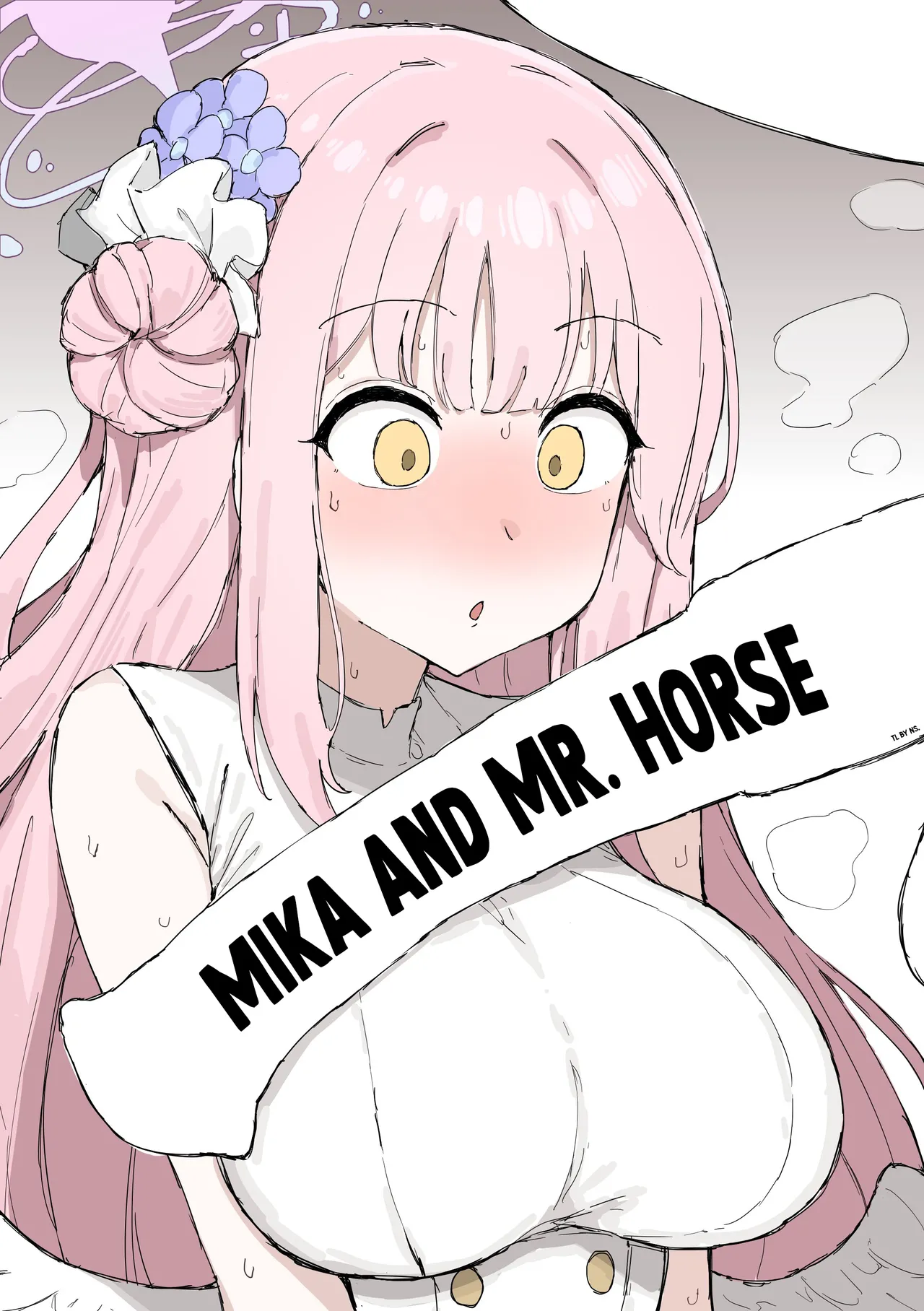 [Kumiyabe]Mika to Ouma-san | Mika and Mr. Horse(Blue Archive) [English] [NudeSalad] Page 1