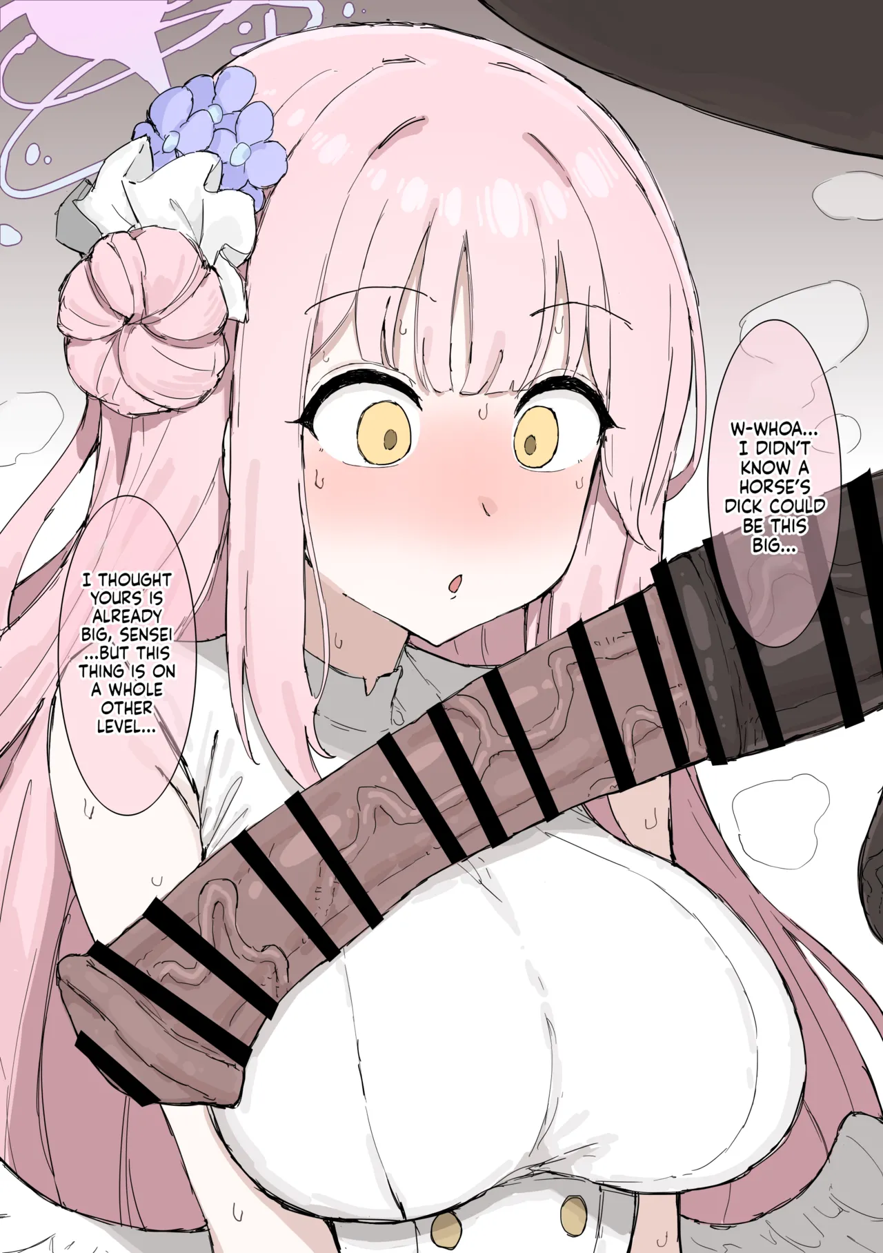 [Kumiyabe]Mika to Ouma-san | Mika and Mr. Horse(Blue Archive) [English] [NudeSalad] Page 2