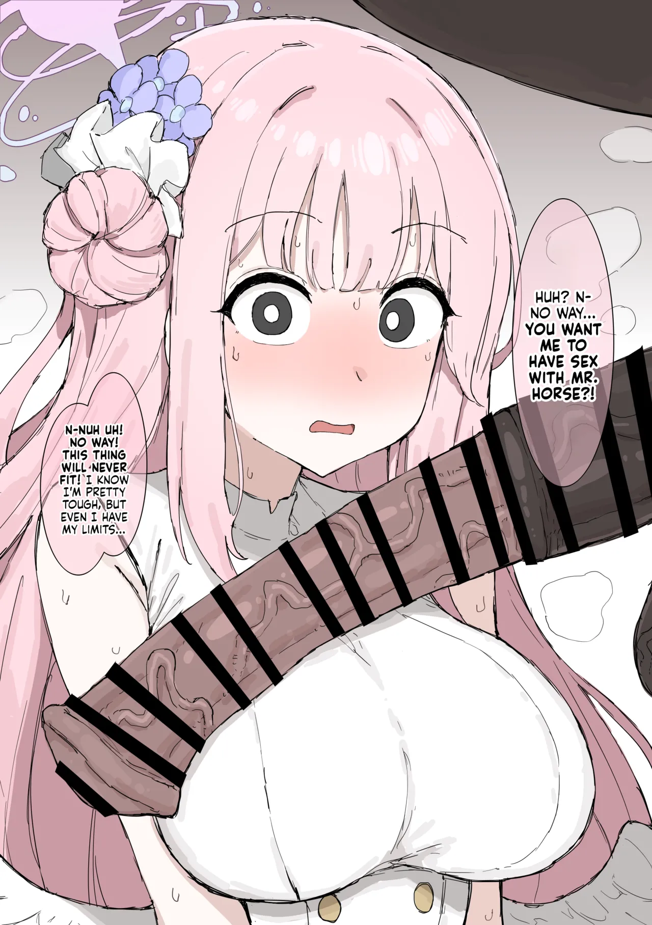 [Kumiyabe]Mika to Ouma-san | Mika and Mr. Horse(Blue Archive) [English] [NudeSalad] Page 3