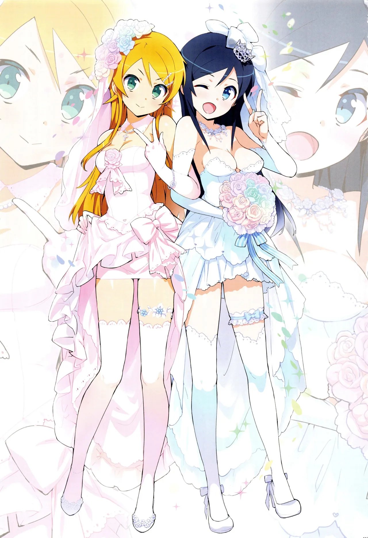 (C89) [Number2 (Takuji)]Ore no Imouto Fukumete Zenin Nakadashi Matomebon COLOR Soushuuhen 2015(Ore no Imouto ga Konna ni Kawaii Wake ga Nai, To Love-ru, Love Live) [AI生成] Page 112