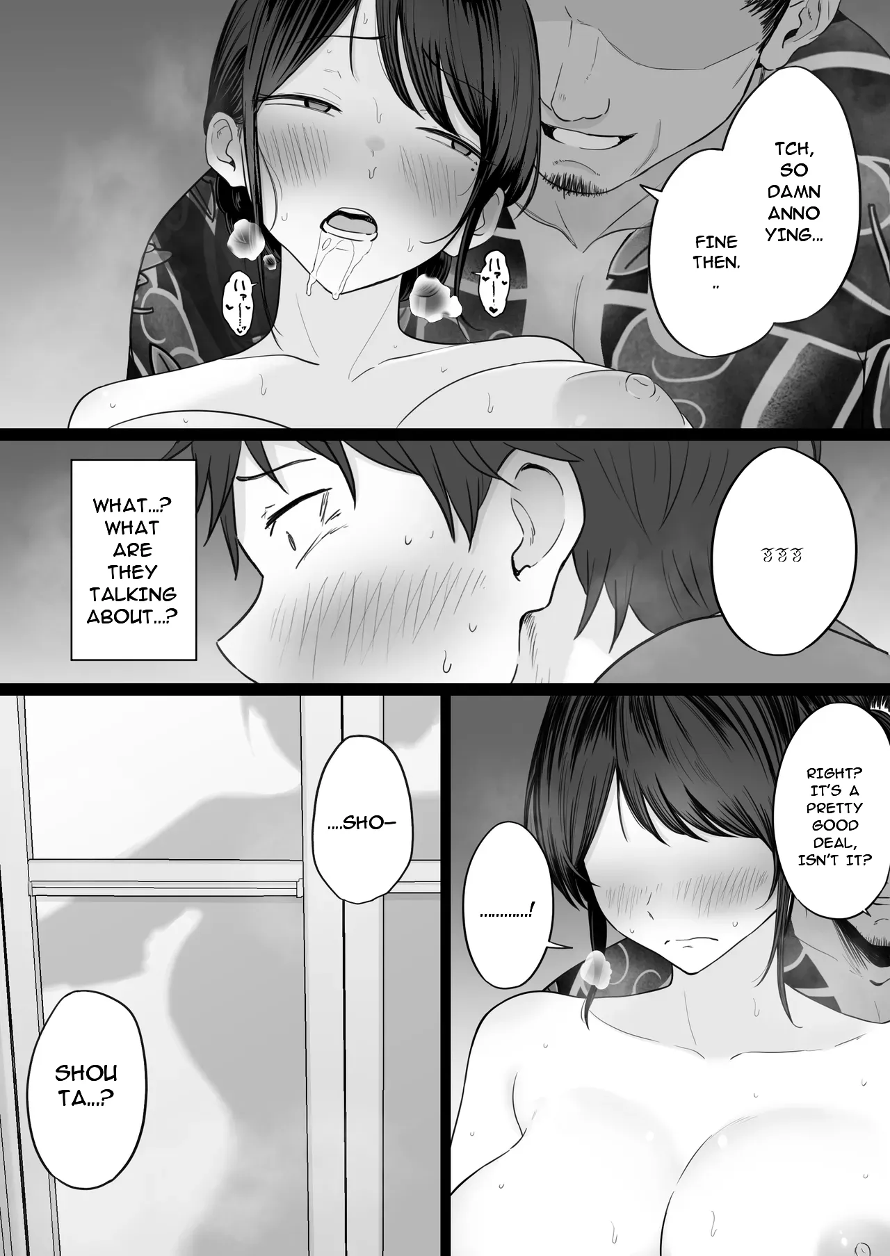 [Watson-dou]Houkai Kazoku 2-Hahaoya ga Yakuza to no Sex ni Hamatta Hanashi-[English] Page 46