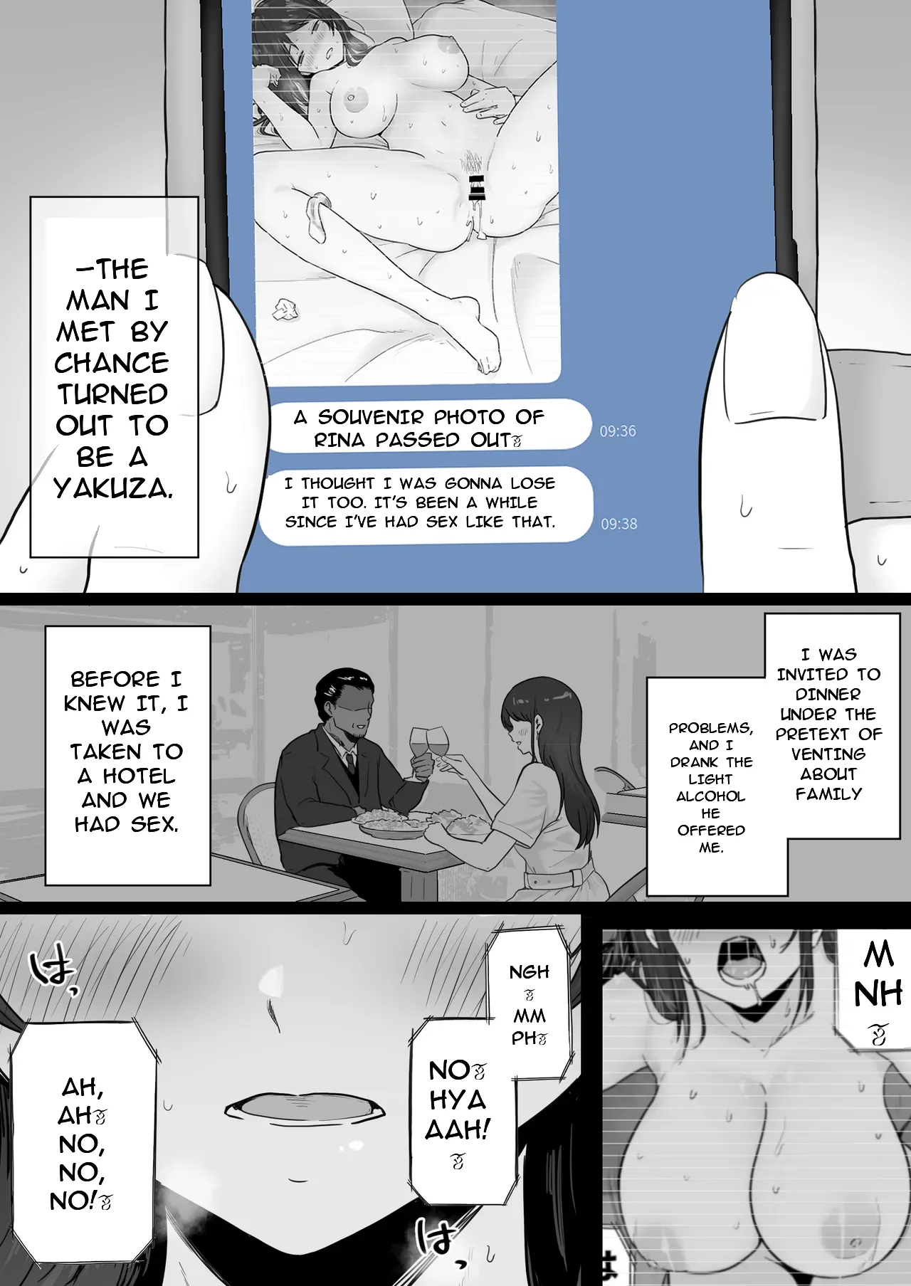 [Watson-dou]Houkai Kazoku 0-Hahaoya ga Yakuza to no Sex ni Hamatta Hanashi-[English] Page 8