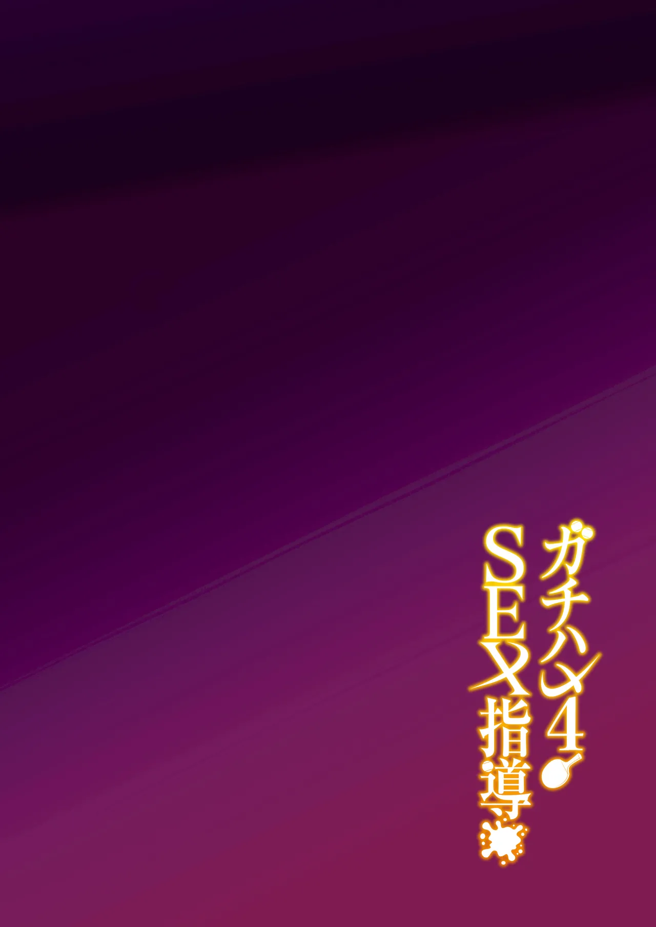 [Syunichi Kansuu (Syunichi)]Gachihame SEX Shidou 4 | SEX指导认真做爱 4[Chinese] [白杨汉化组] [Decensored] [Digital] Page 3