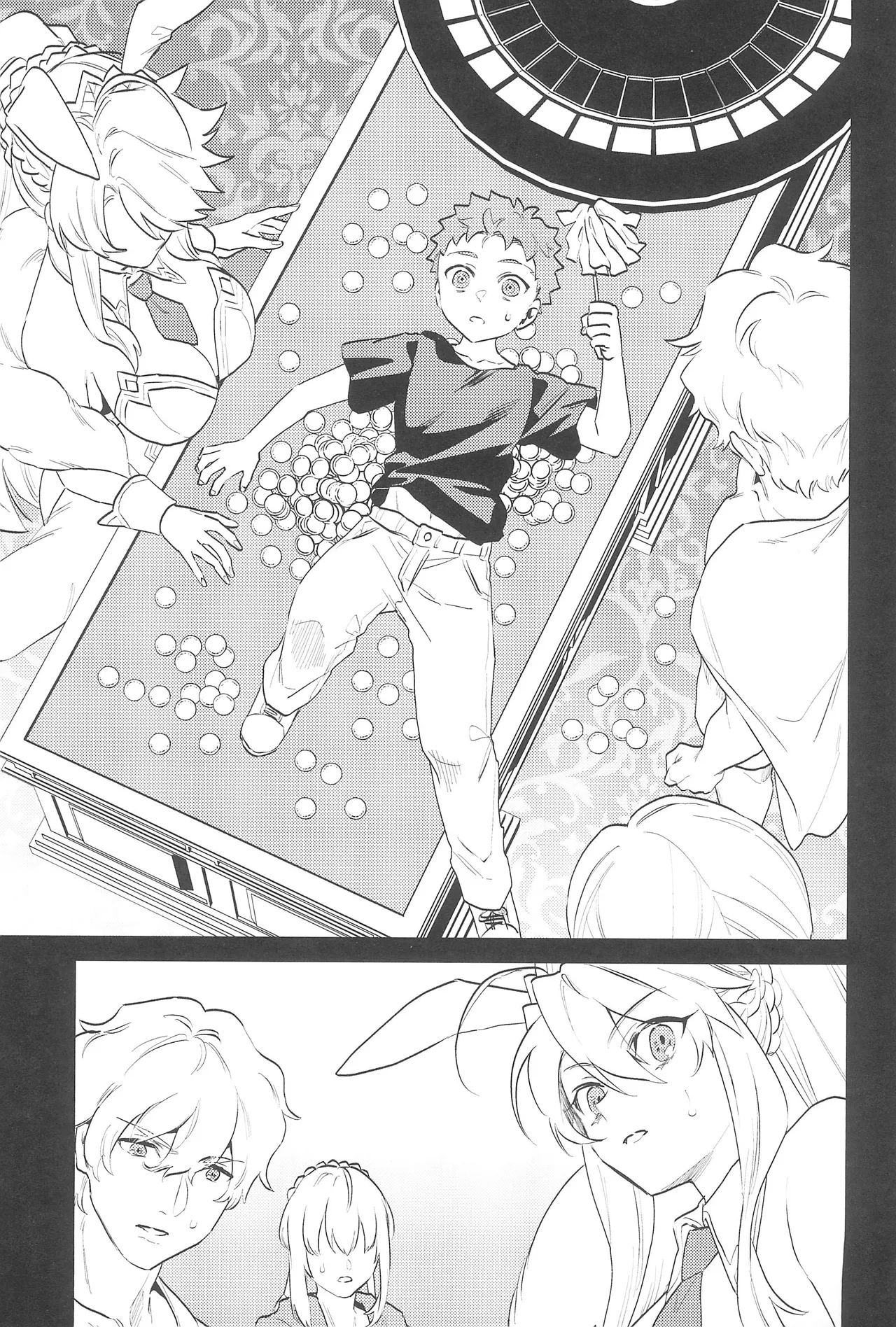 (C101) [Atama Ohanabatake (Otama Ryouichi)]那一天,少年来到了卡美洛赌场(士郎の家计事)[fateyoujo个人汉化] (Fate/Grand Order) Page 12