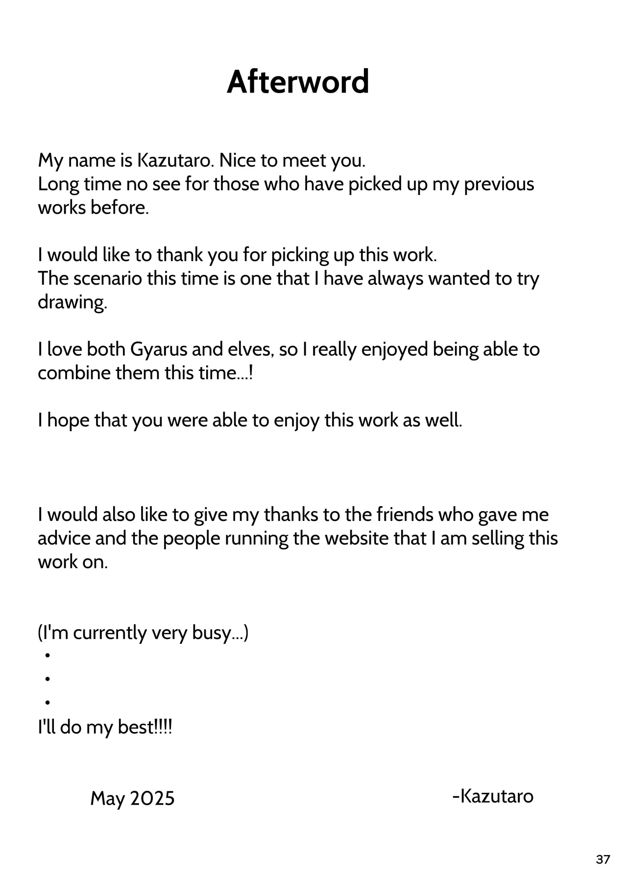 [Union Bust (Kazutaro)]Kanzen ni Gal Ochi Shita Ryuugakusei Elf no Shidouhou | How To Train An Elf Exchange Student Who Has Become A Total Gyaru[English] {lethal dolphin} [Digital] Page 37