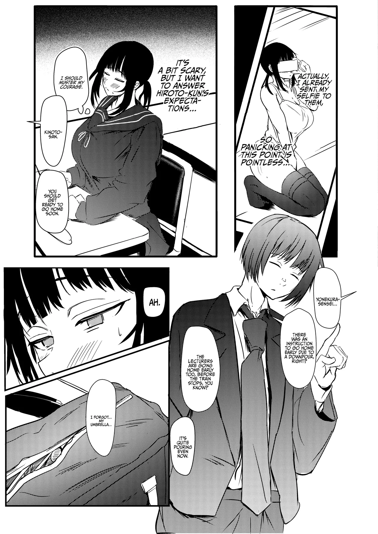 [Kyuujitsu Kakarichou (NekoTamas)]Tokumei de Kare to no Seijijou o Soudan Shitara | When I Tried to Anonymously Get Advice for MY Sex Life with My Boyfriend I Got Turned Into a Bitch with Baby-Making Sex[Shortened] [English] {Doujins.com} [Digital] Page 6