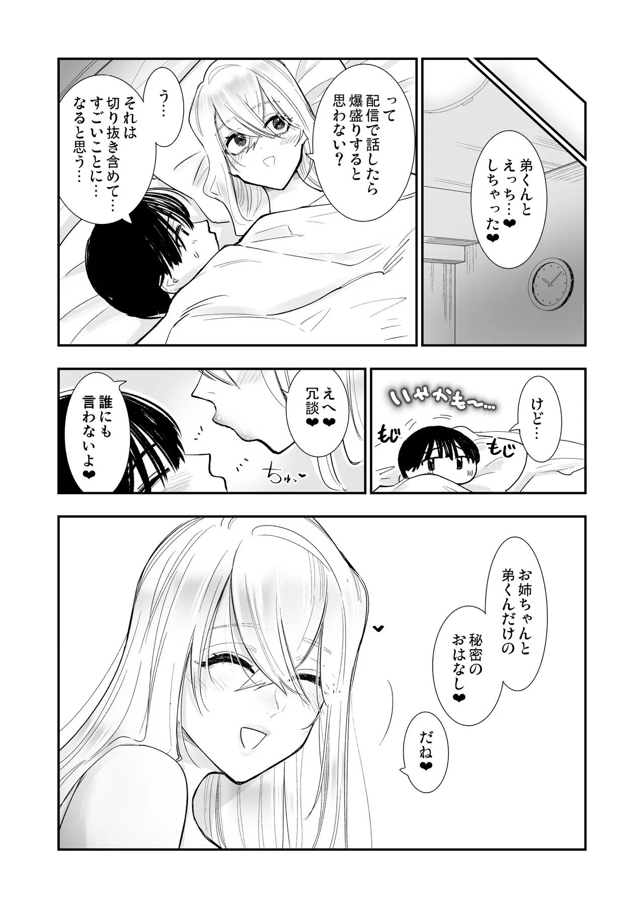 [SARUUCHI] [Oneshota]ane ga ero kobi ninki haishin-sha ♡ otetsudai no go hōbi ama ama kisu etchi[icharabu] Page 28